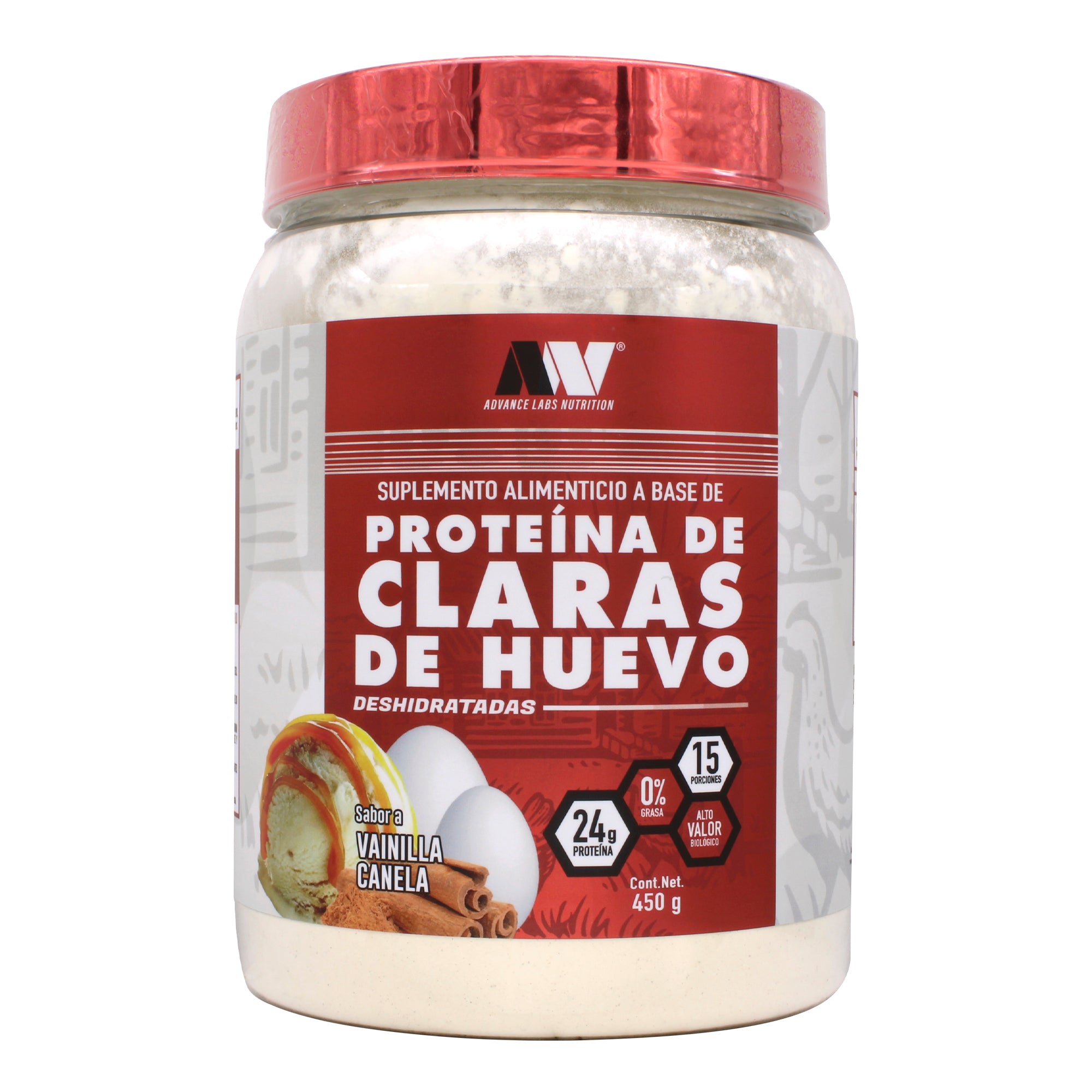 Proteina Claras De Huevo Vainilla Canela 450 G