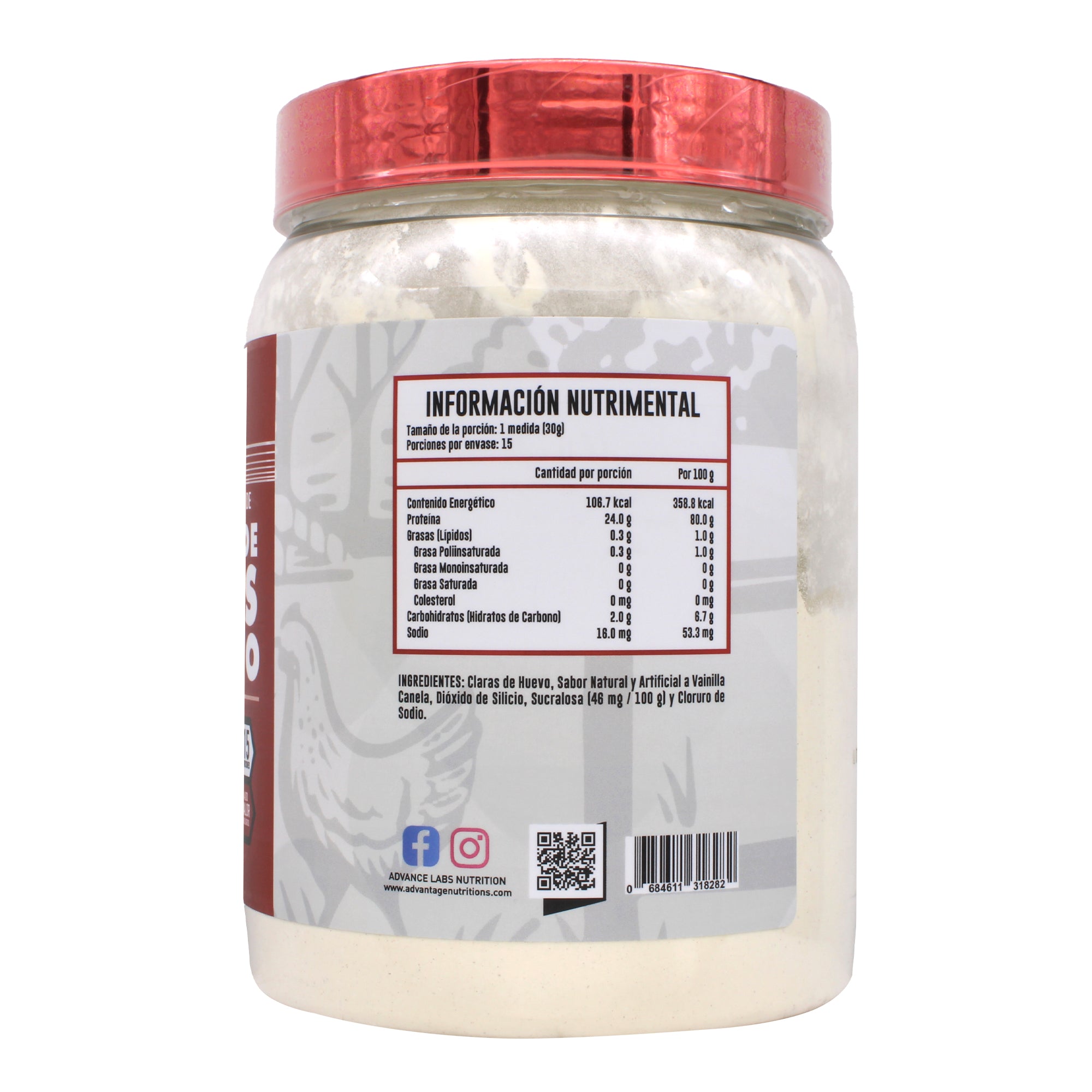 Proteina Claras De Huevo Vainilla Canela 450 G