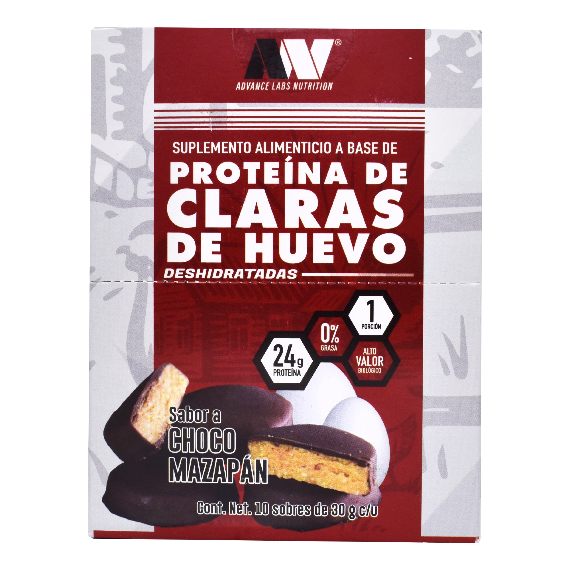 Proteina Claras De Huevo Deshidratadas Choco Mazapan 30 G (PAQUETE 10)