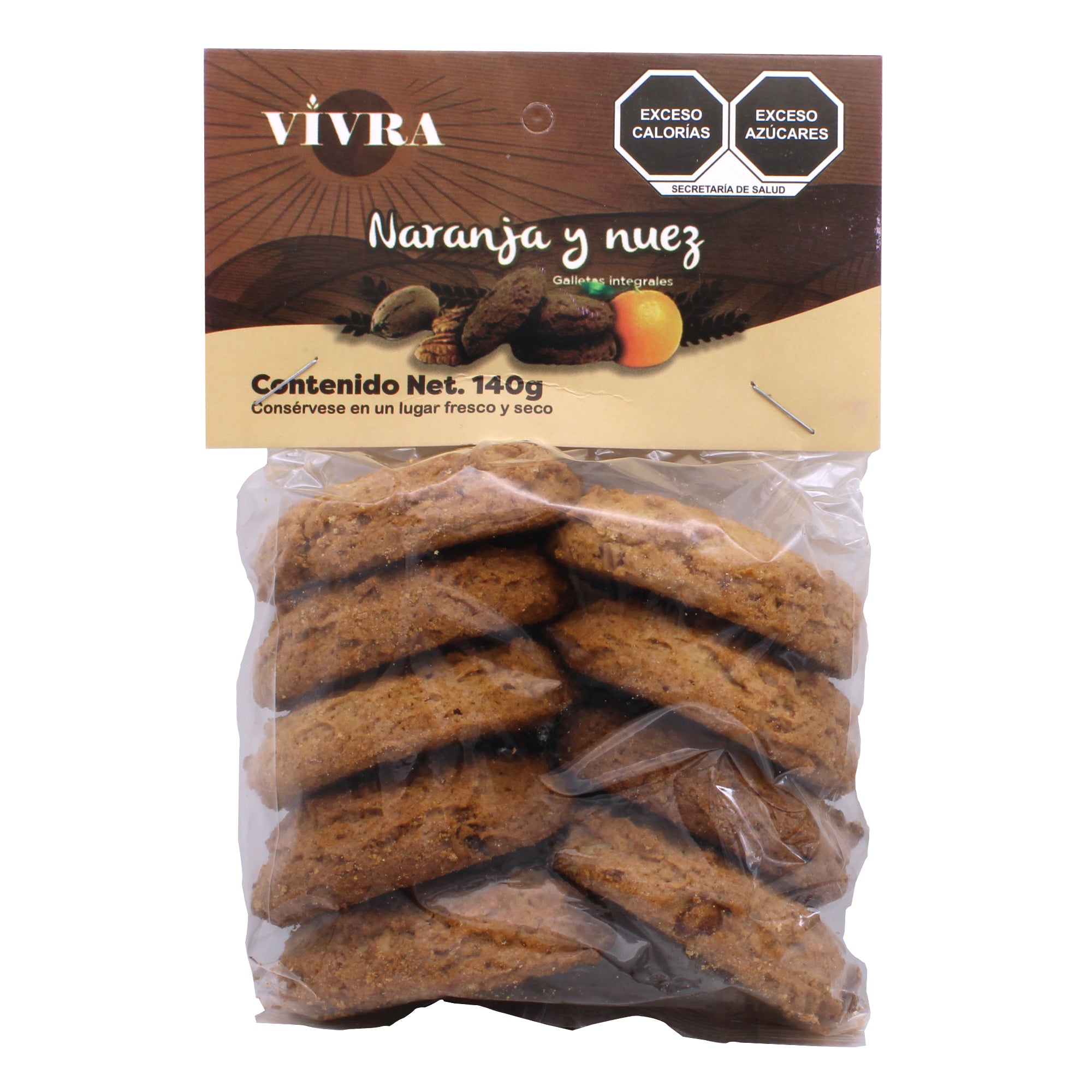 Galleta Naranja Y Nuez 140 G