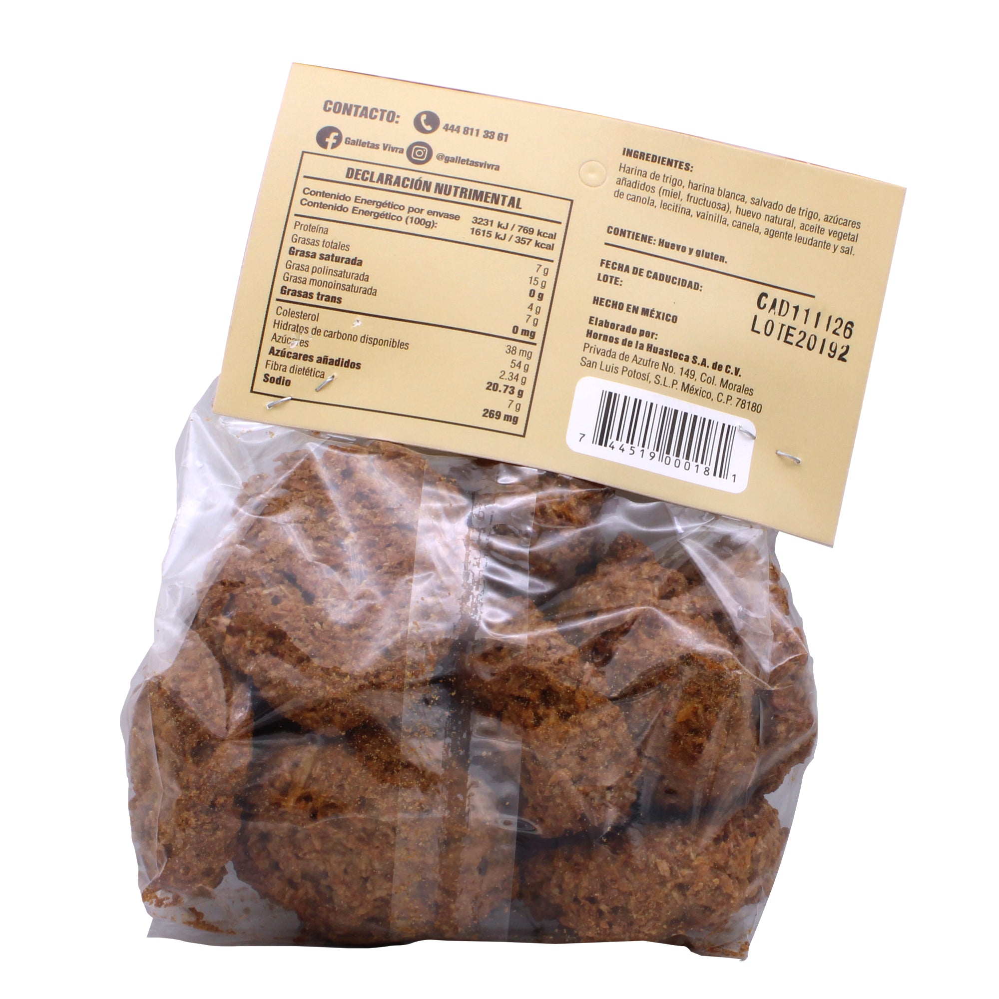 Galleta Salvado Y Miel 140 G