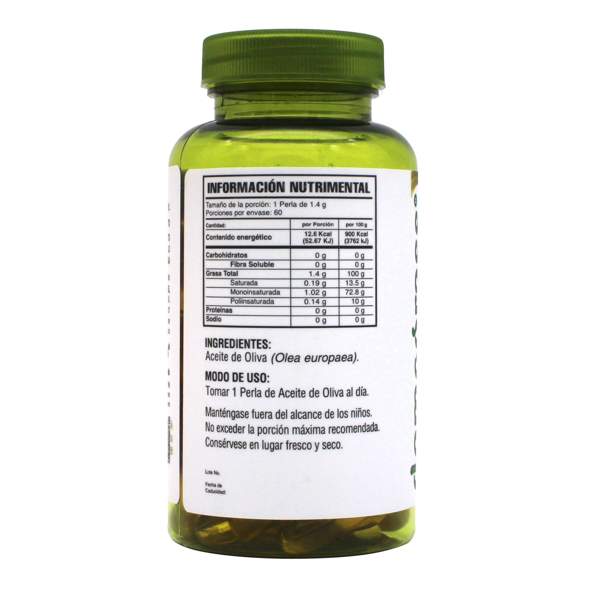 Aceite De Oliva  60 Perlas