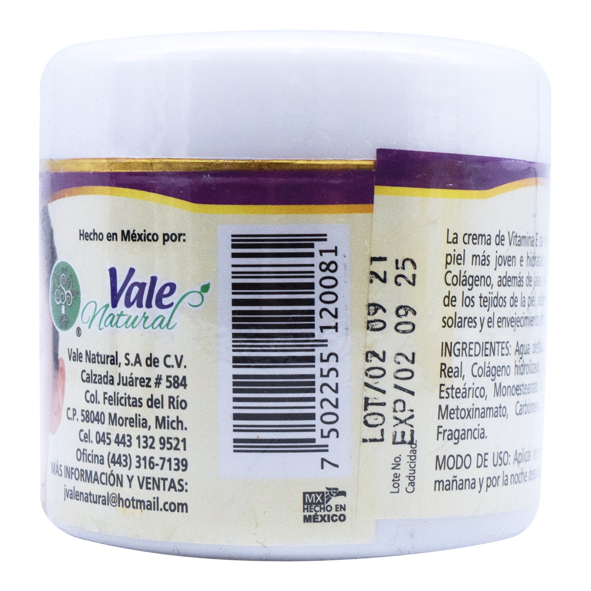 Crema Vit E Y Placenta Fps 50 120 Grs