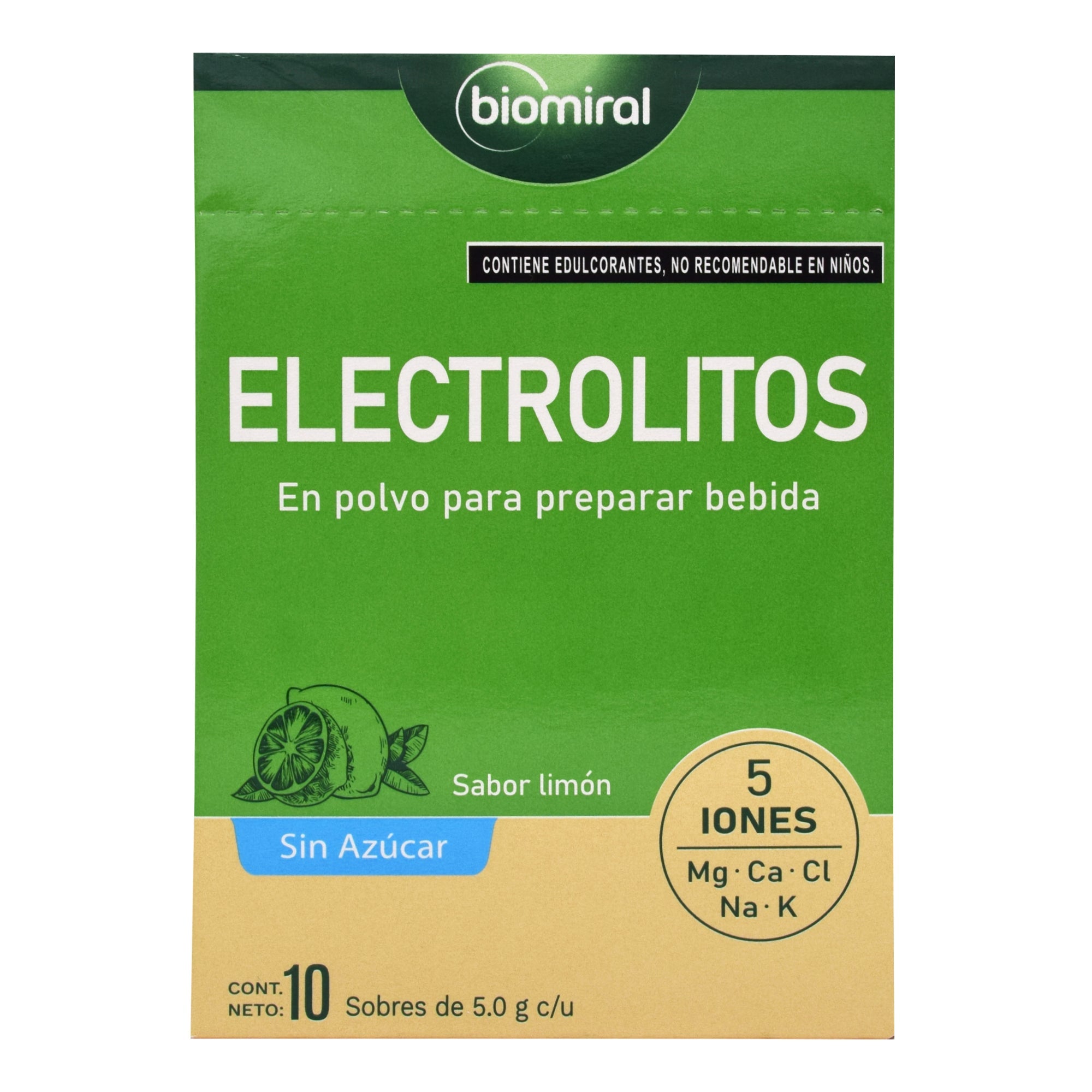 Electrolitos Limon 10 Sob 5 G C/u (PAQUETE 10)