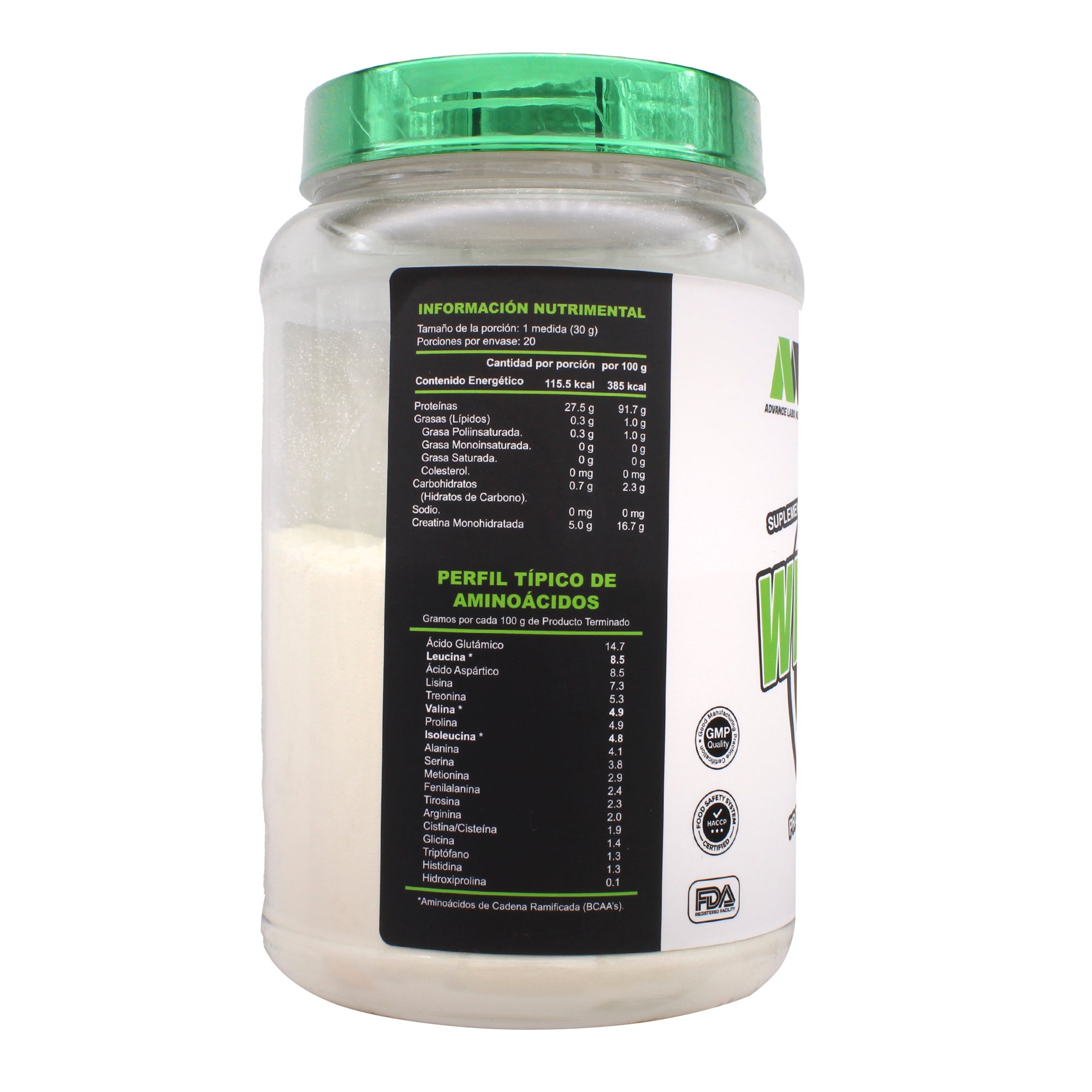 Wpi Pureza Y Creatina 600 G