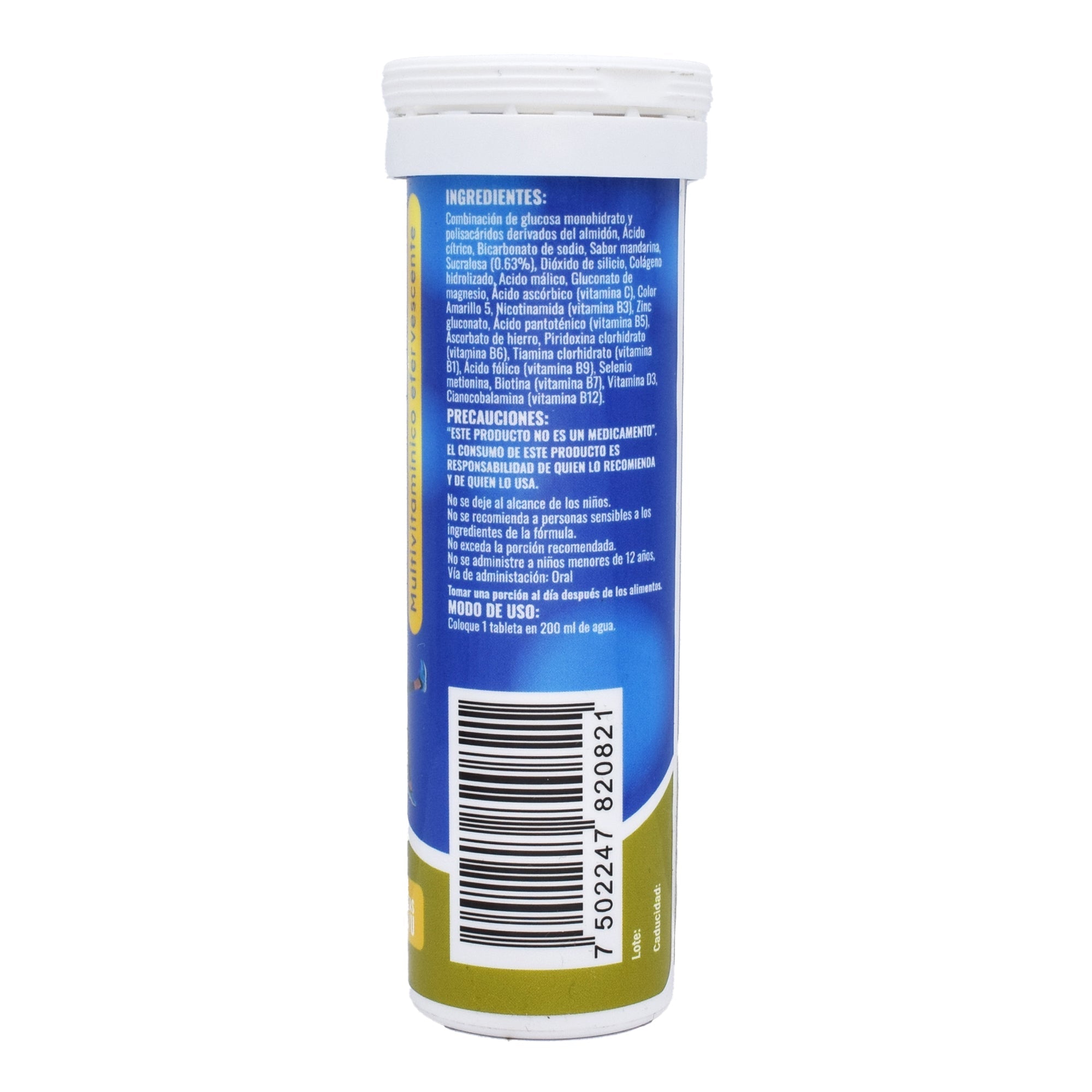 Multivitaminico Efervescente 10 Tab 4 G C/u