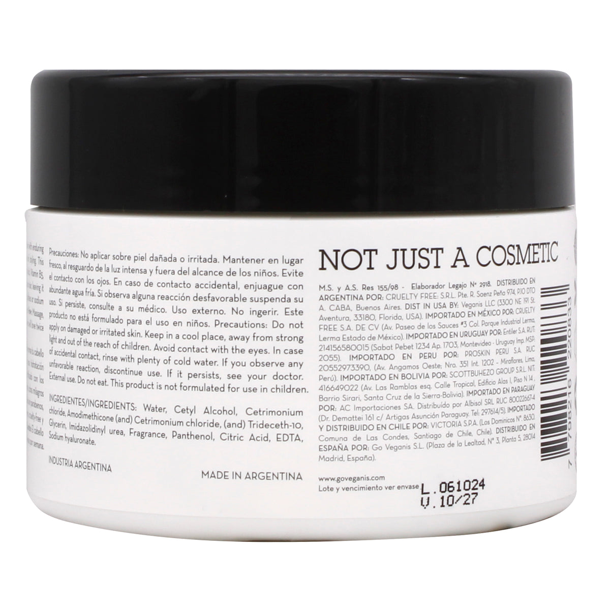 Mascara Capilar Acido Hialuronico 250 Ml