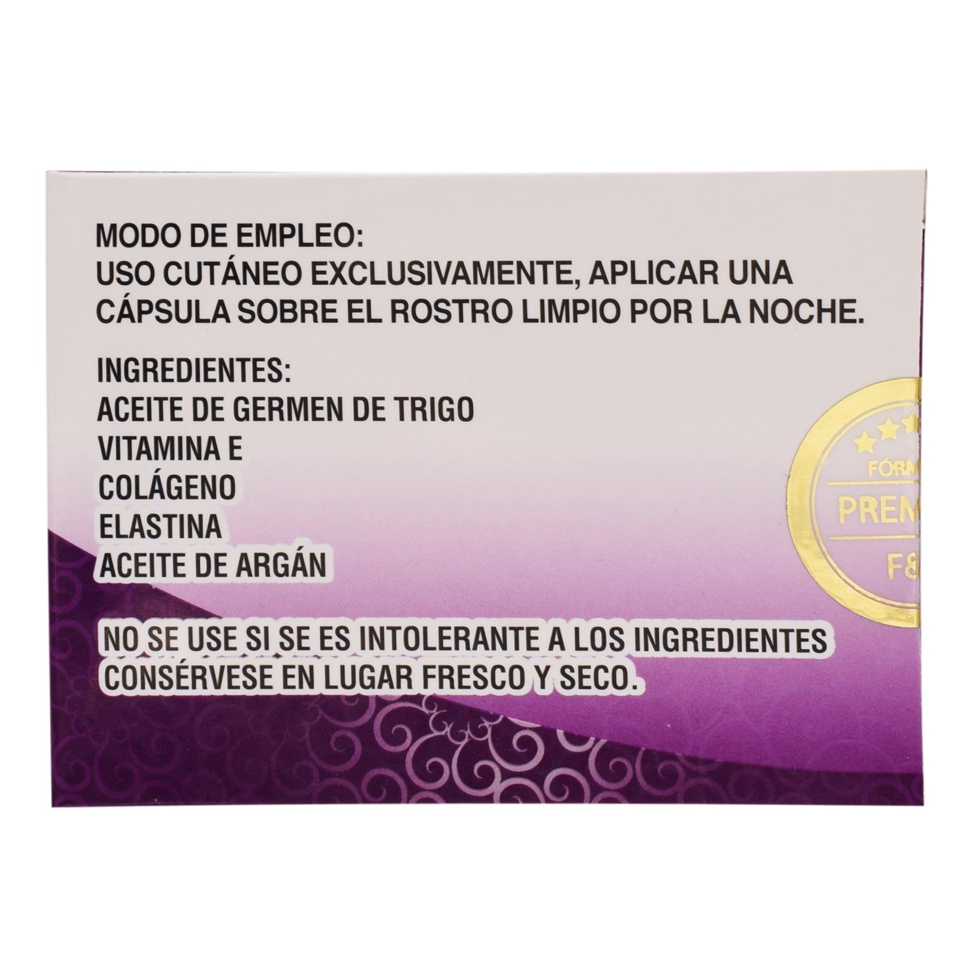 Vitamina E Facial 30 Perlas