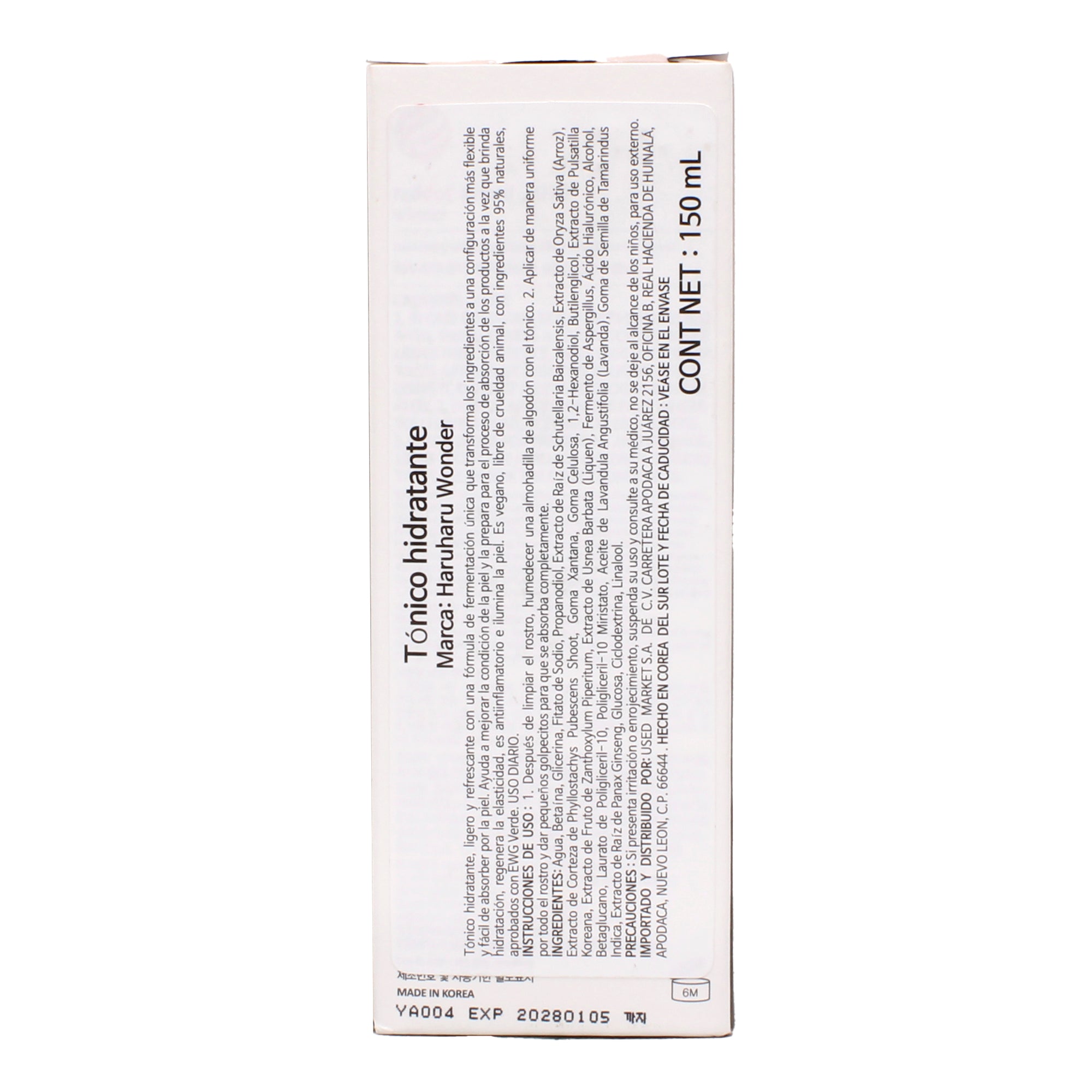 Tonico Hidratante 150 Ml