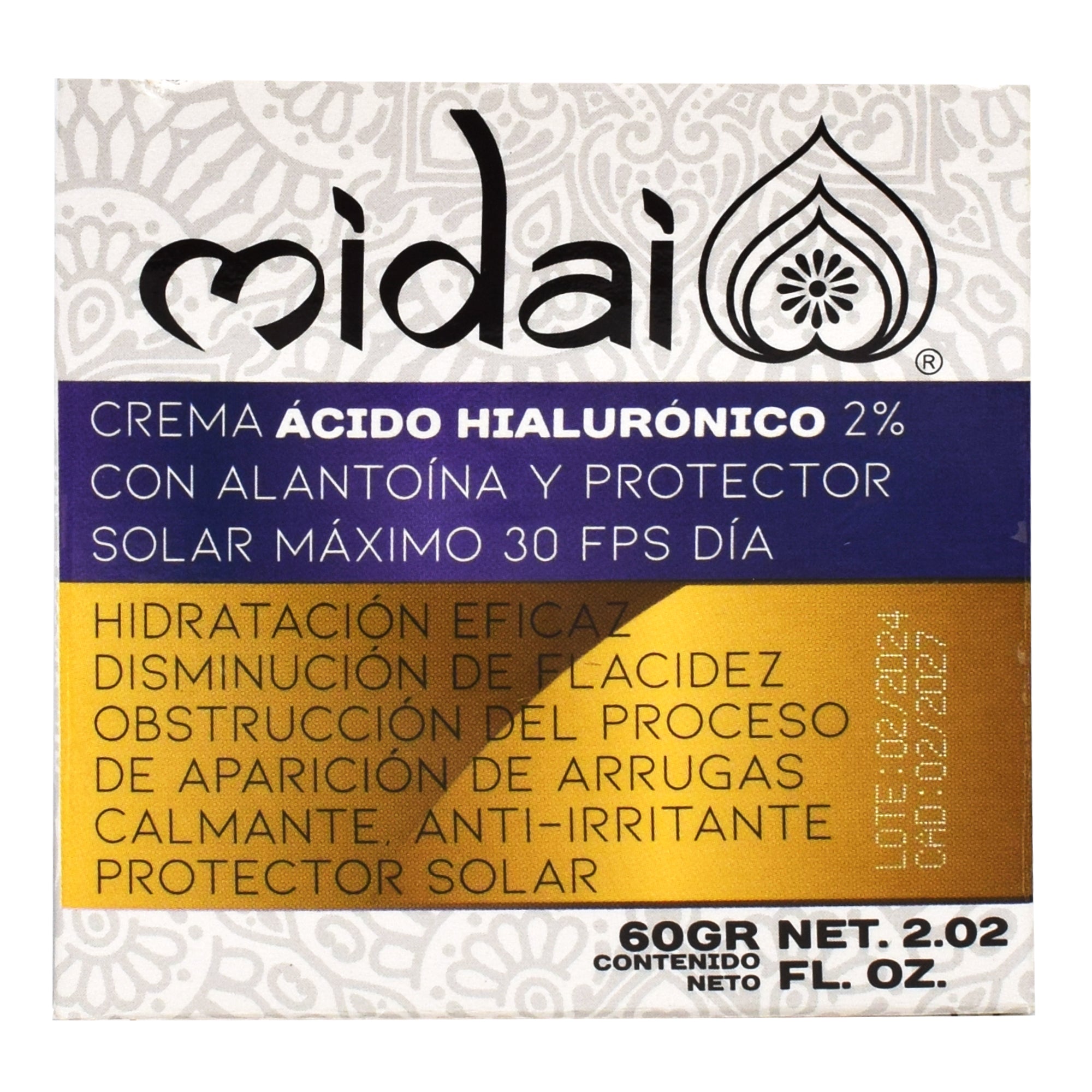 Crema Facial De Dia Acido Hialuronico 60 G