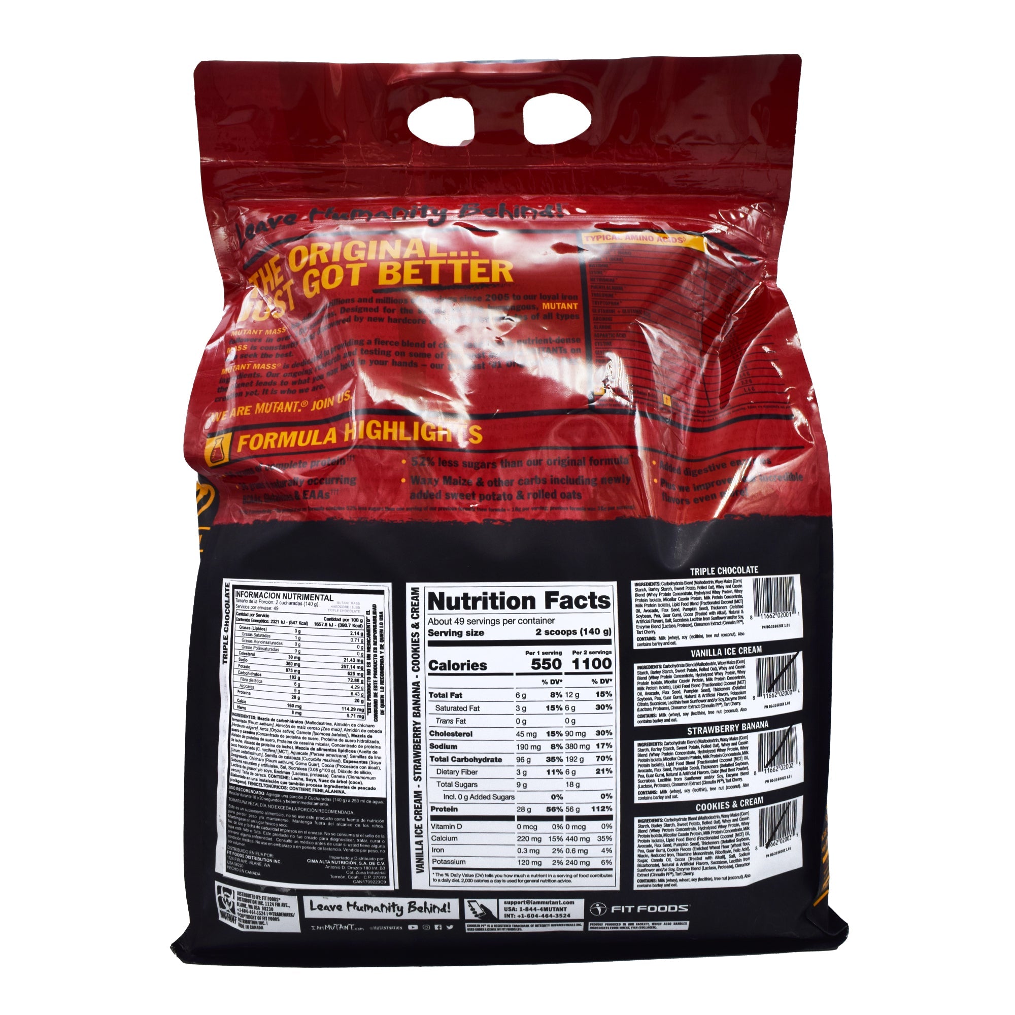 Mass Muscle Triple Chocolate 6.8 Kg