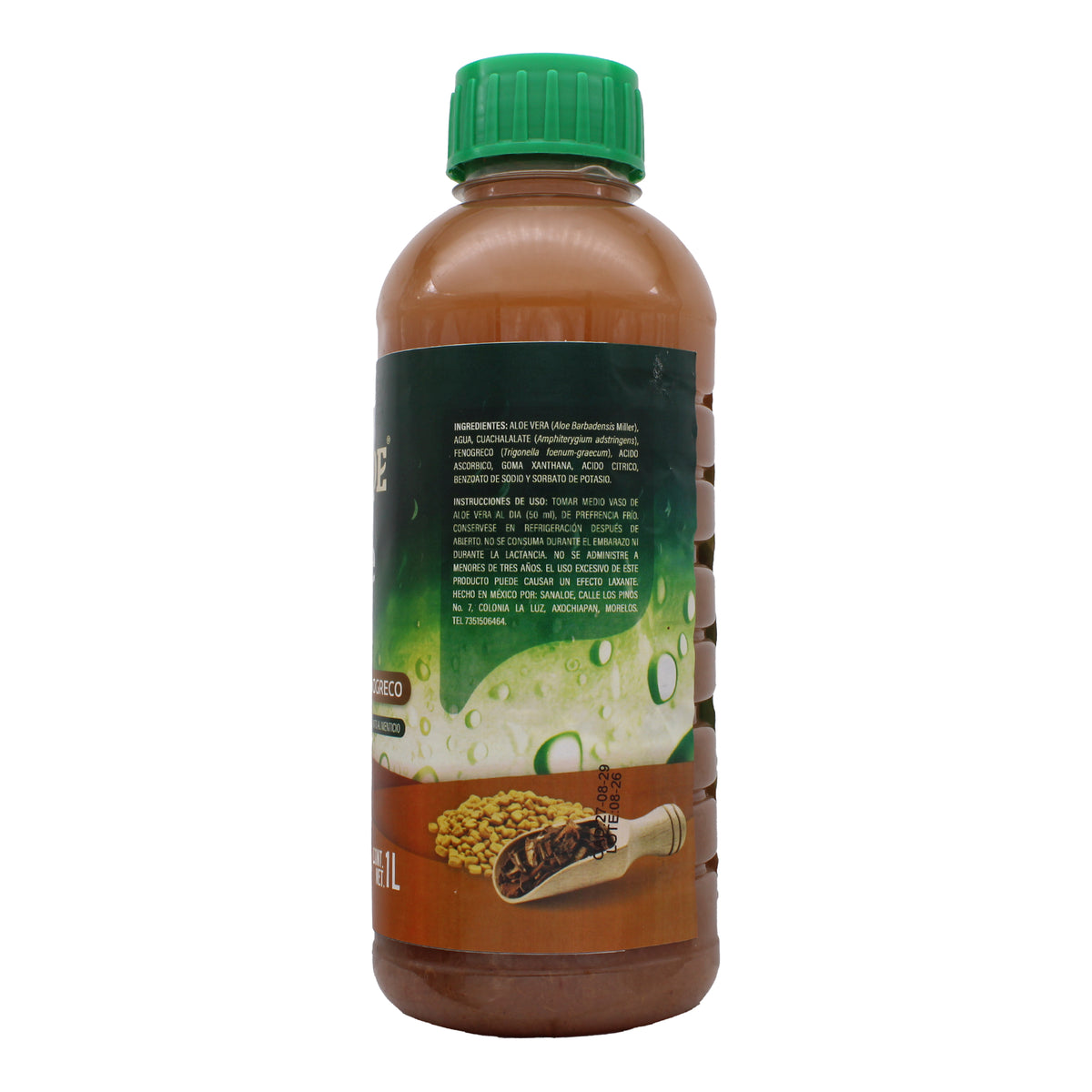 Jugo De Sabila Cuachalalate Y Fenogreco 1 L