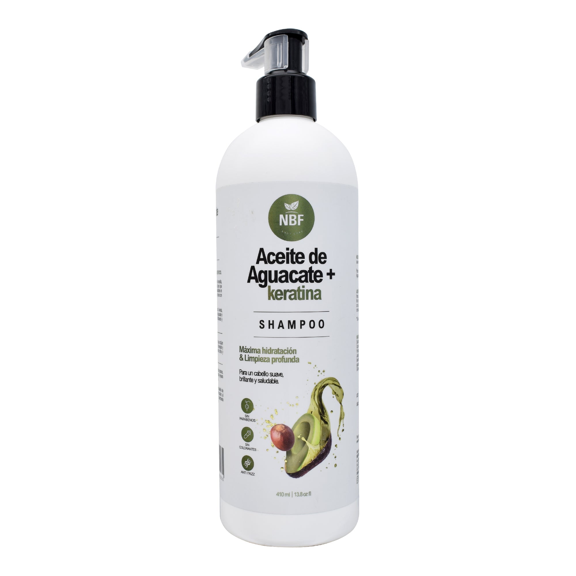 Shampoo Aceite De Aguacate  Keratina 410 Ml