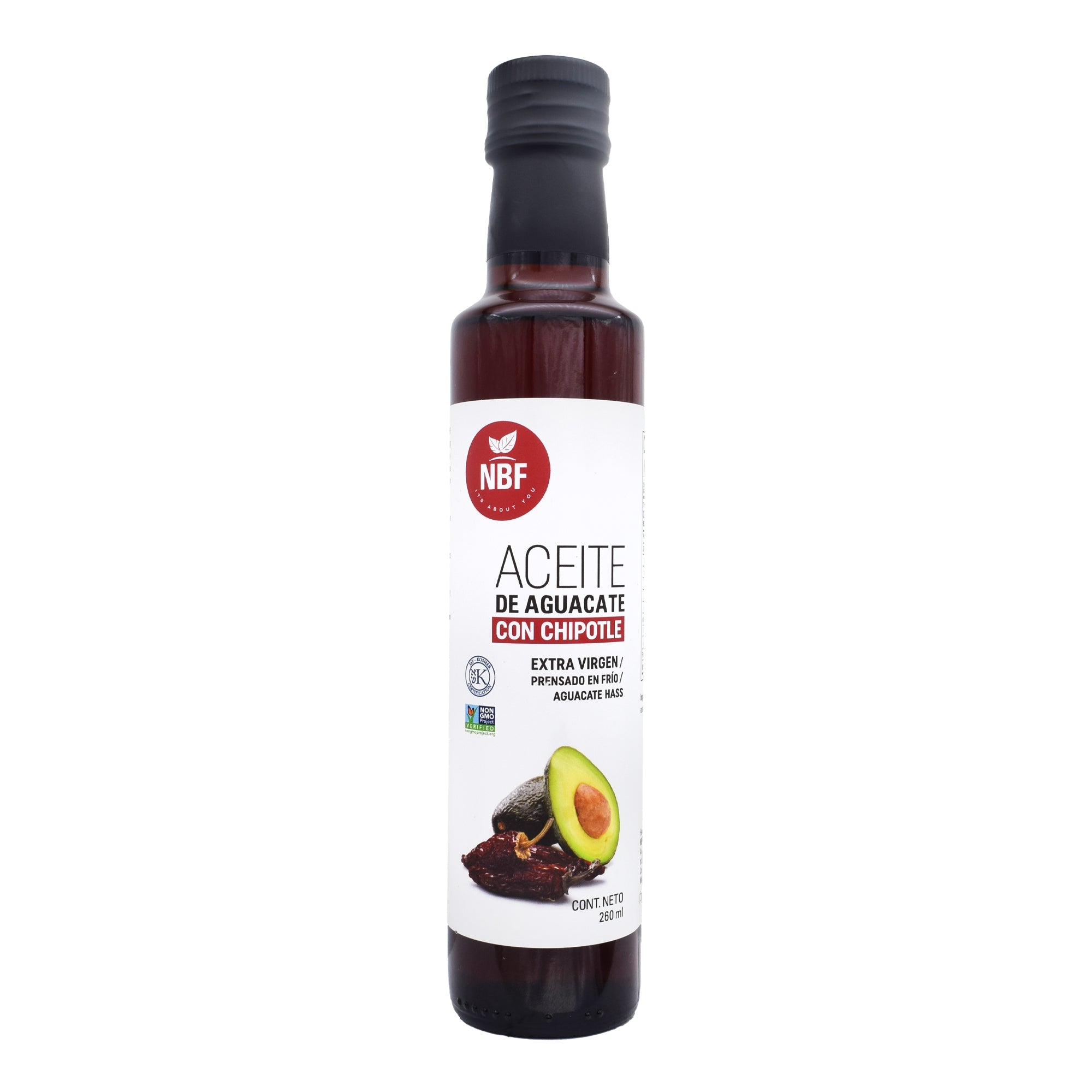 Aceite Extra Virgen Aguacate Chipotle 260 Ml