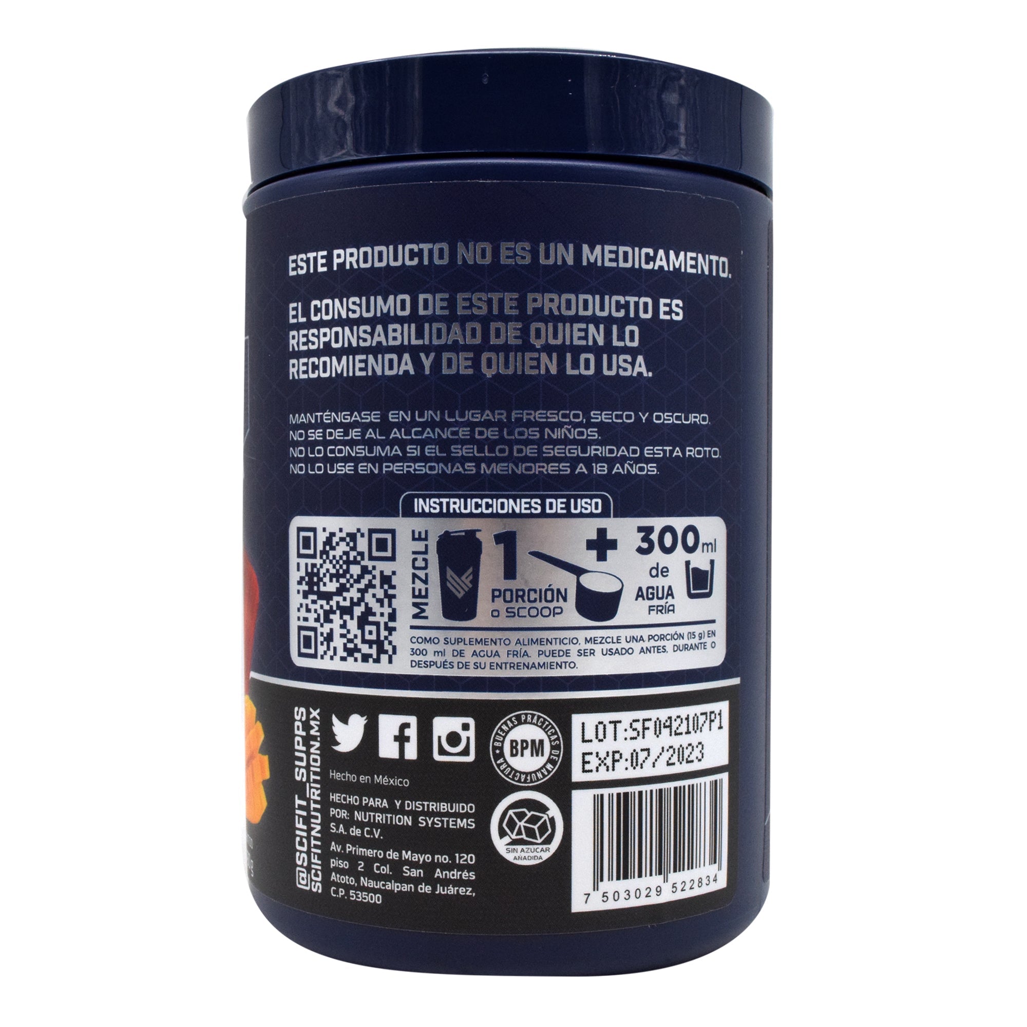 Bcaa Mango Con Chile 450 G