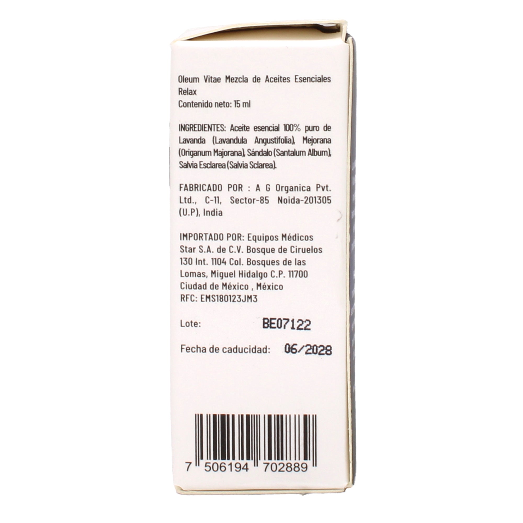 Aceite Esencial Relax 15 Ml