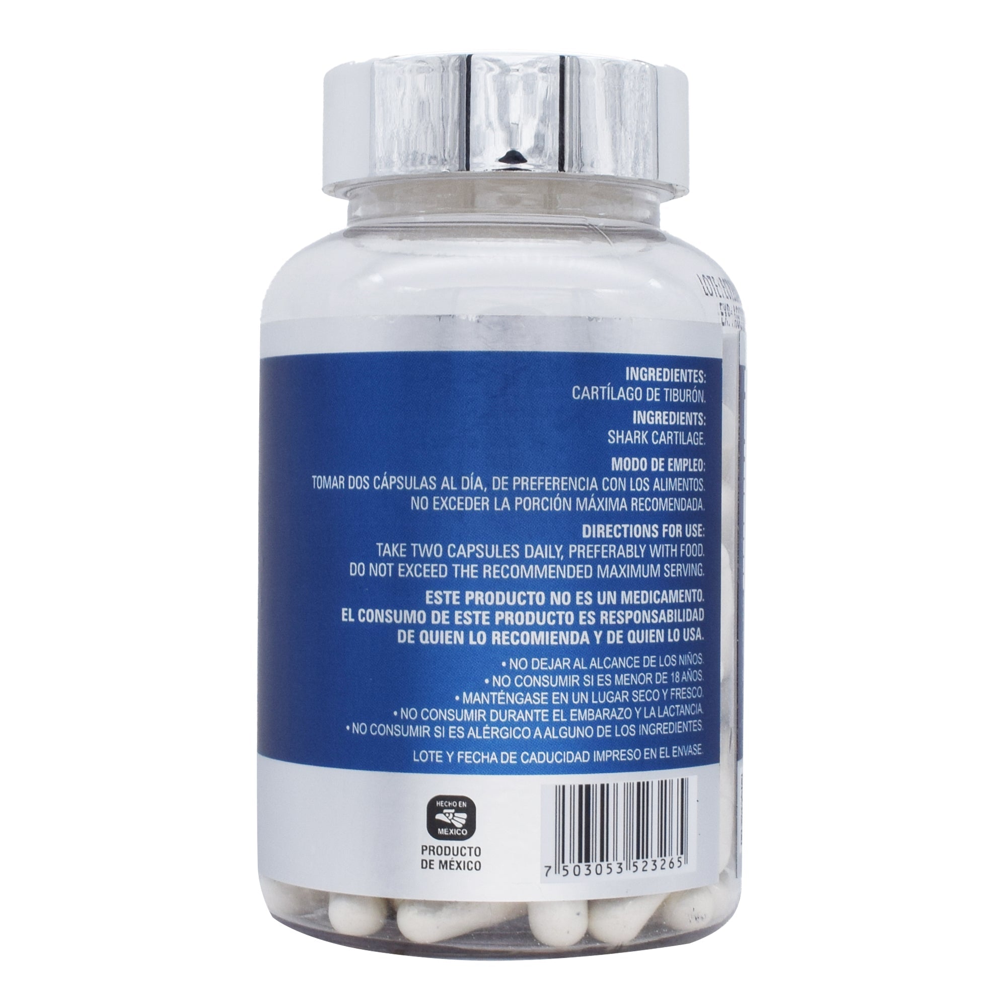 Cartilago De Tiburon 120 Cap