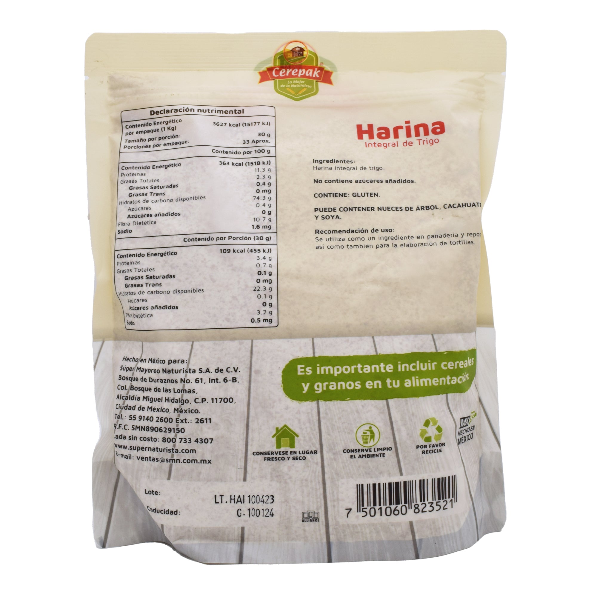 Harina Integral 1 Kg