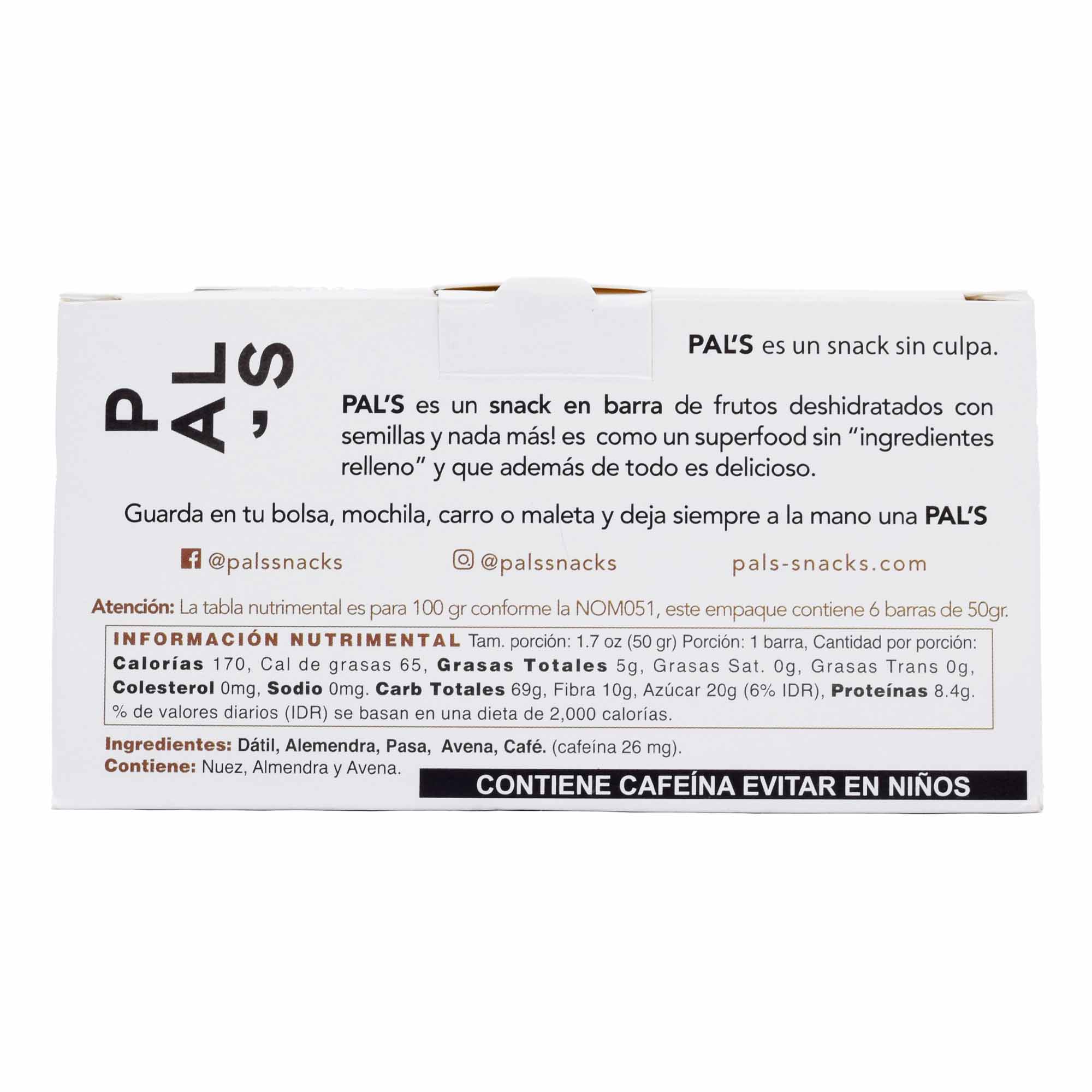 Barra Datil Cafe 50 G (PAQUETE 6)