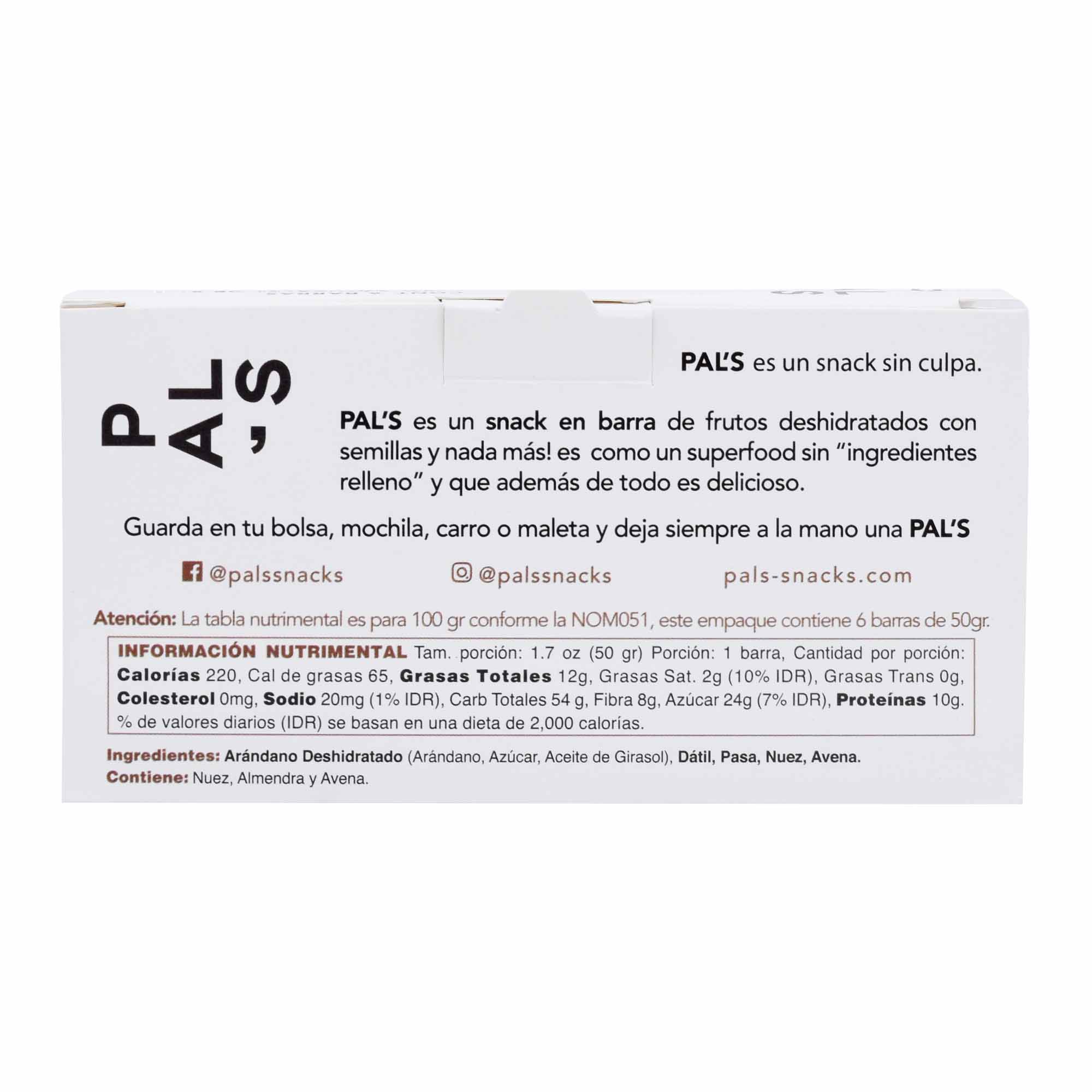 Barra Datil Arandano 50 G (PAQUETE 6)