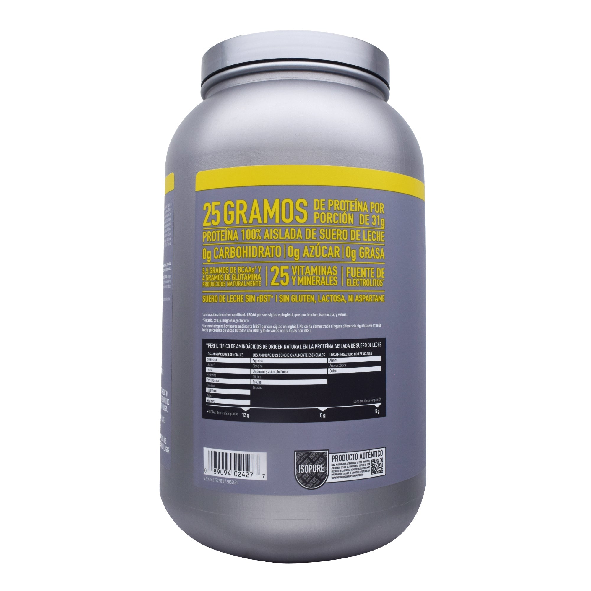 Isopure Zero Carb Platano 1.36 Kg