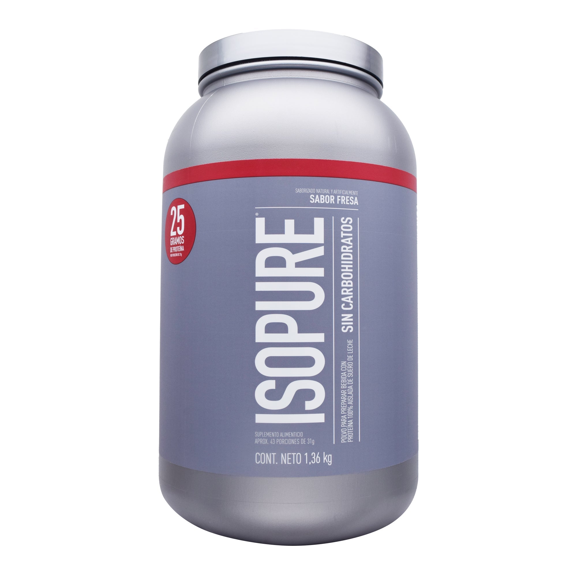 Isopure Zero Carb Fresa 1.36 Kg