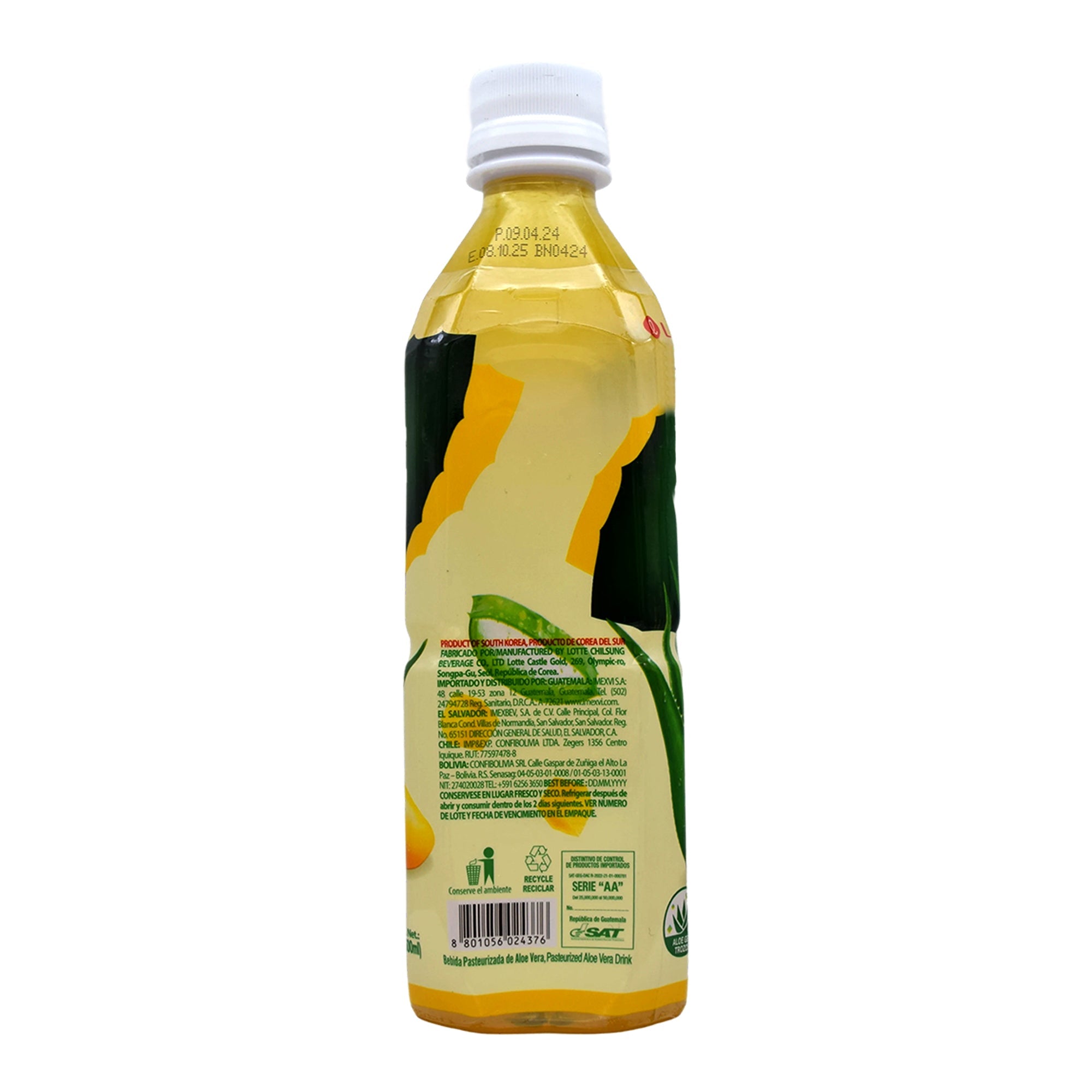 Bebida Aloe Vera Mango 500 Ml
