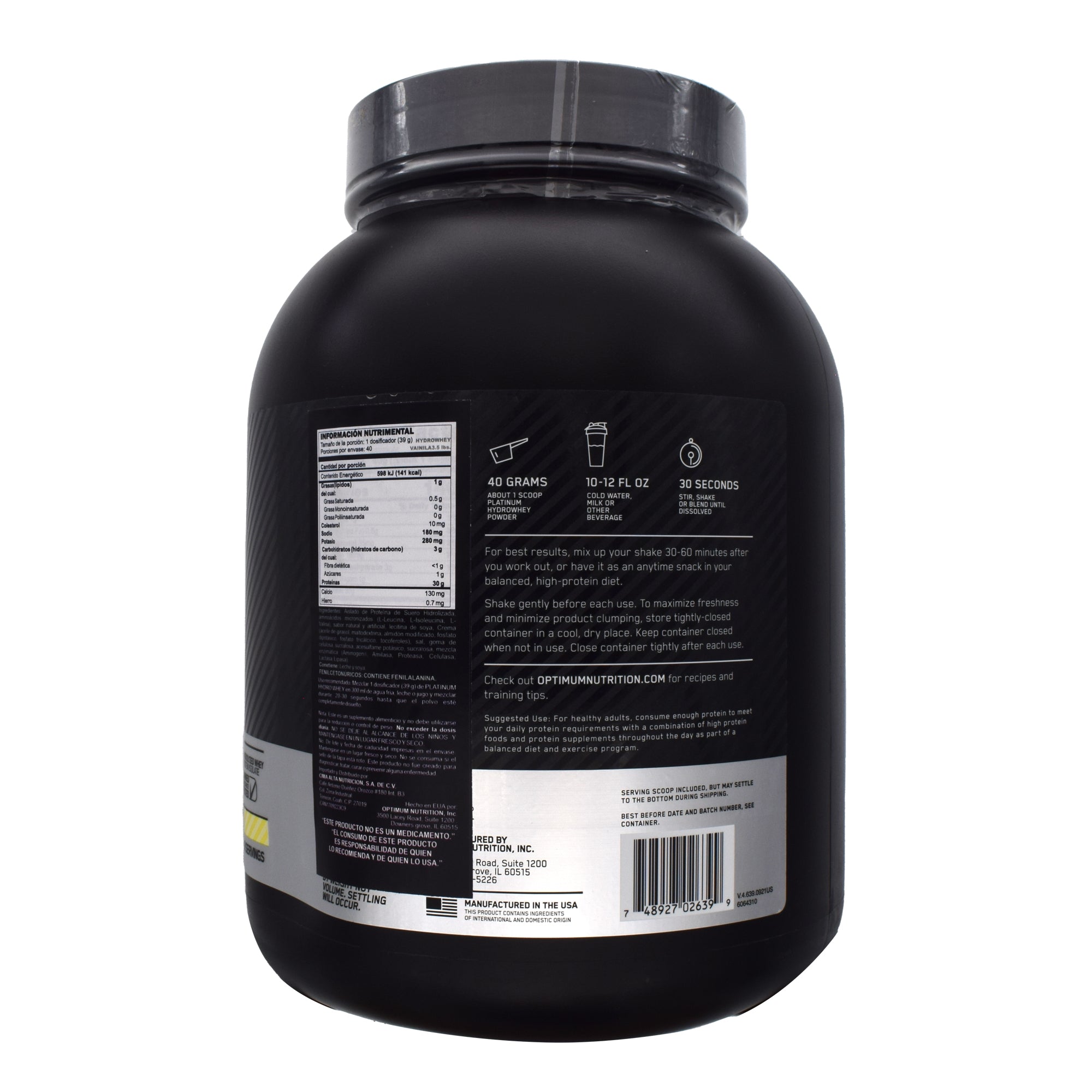 On Hydro Whey Vainilla 3.5 Lb