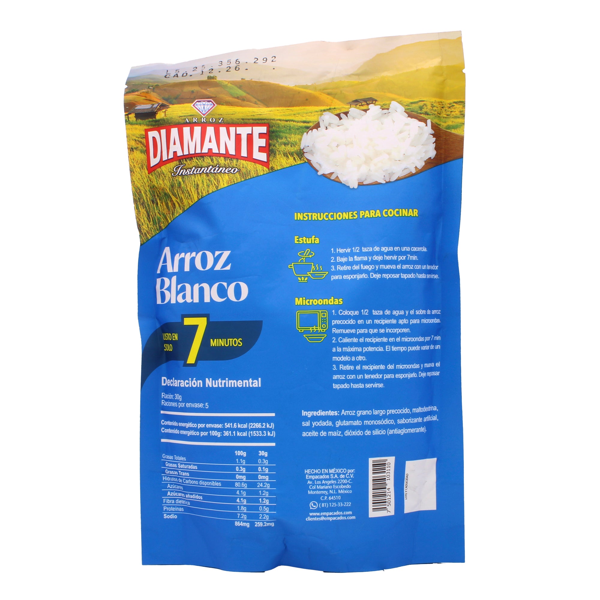 Arroz Blanco Instantaneo 150 G