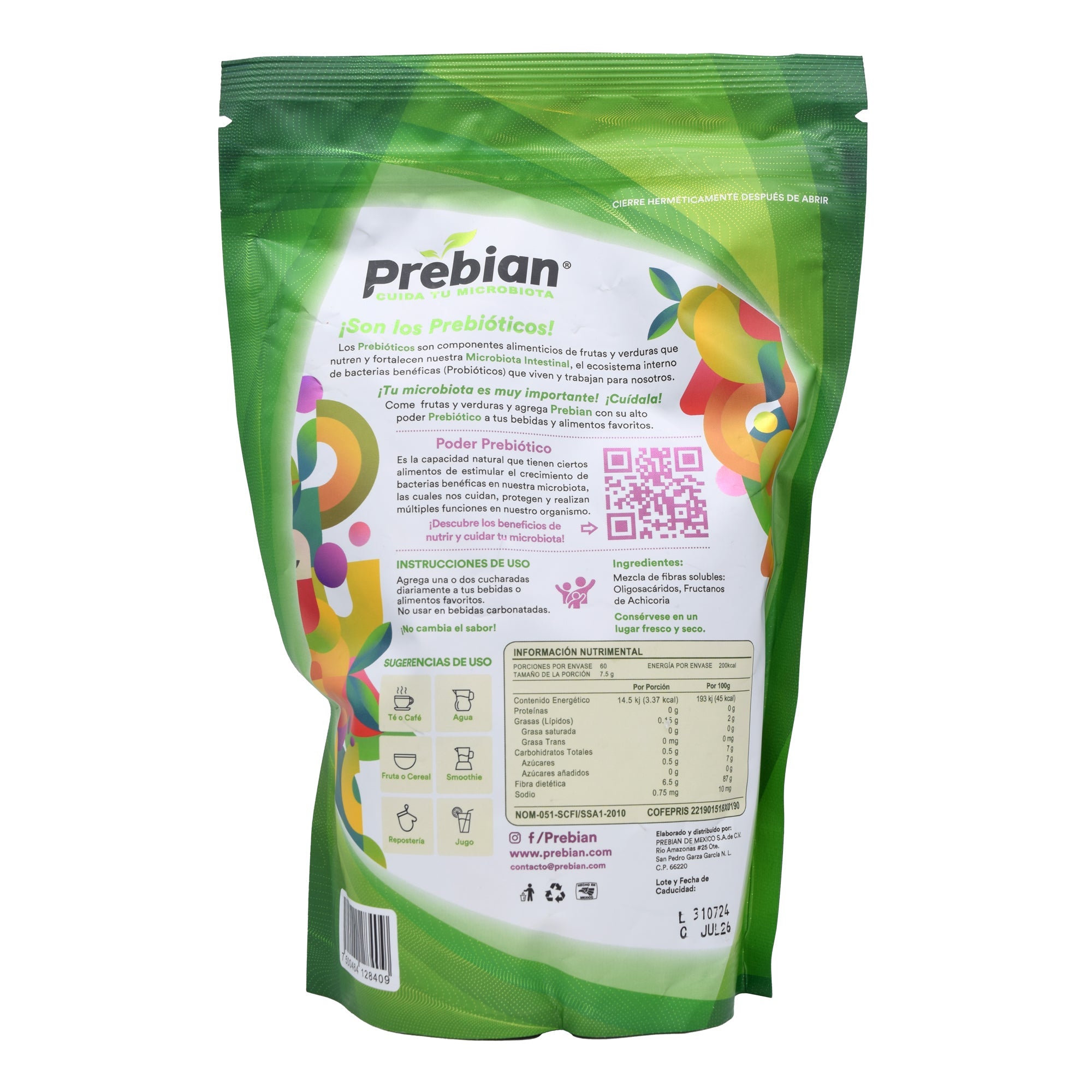 Prebioticos 450 G