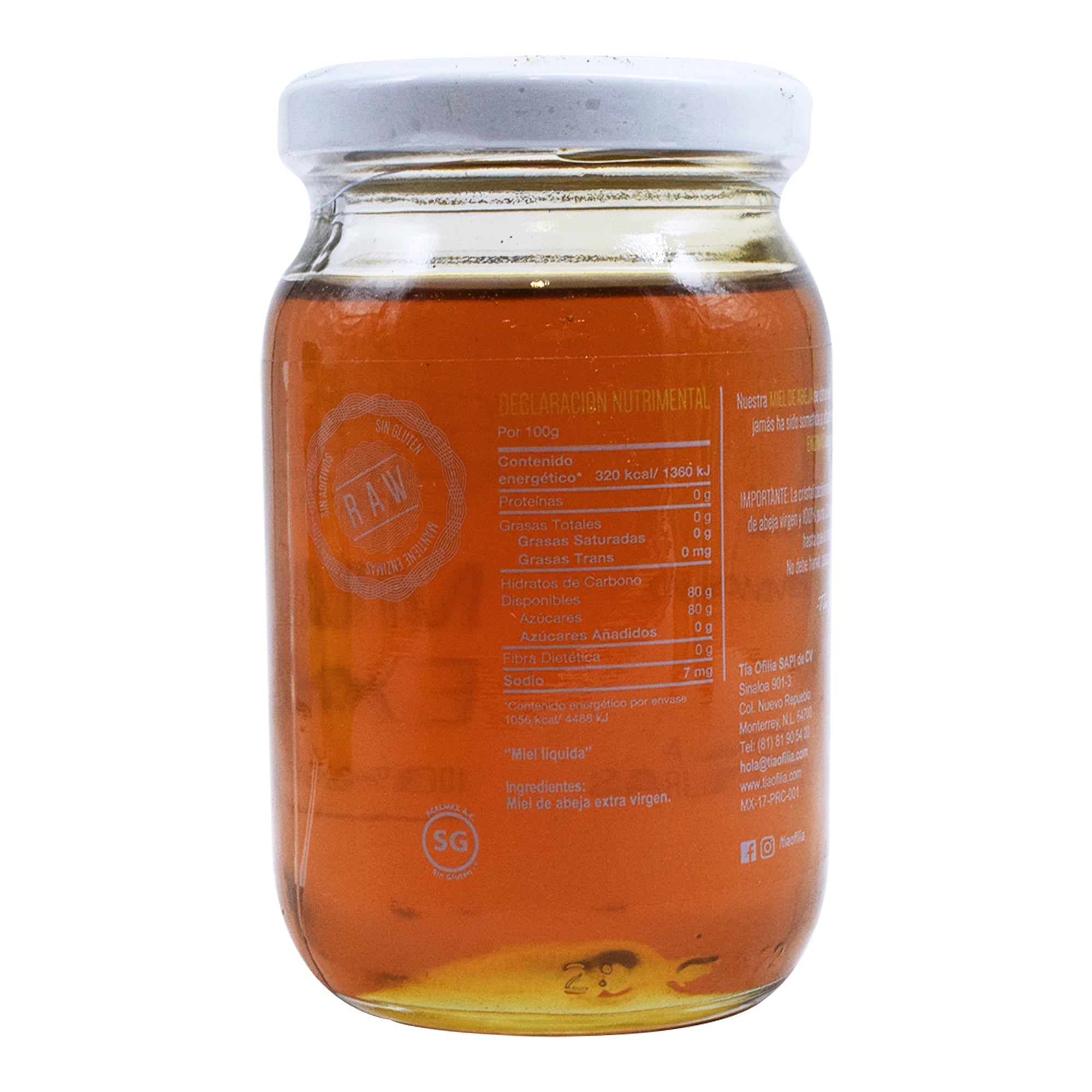 Miel De Abeja Extra Virgen 330 G