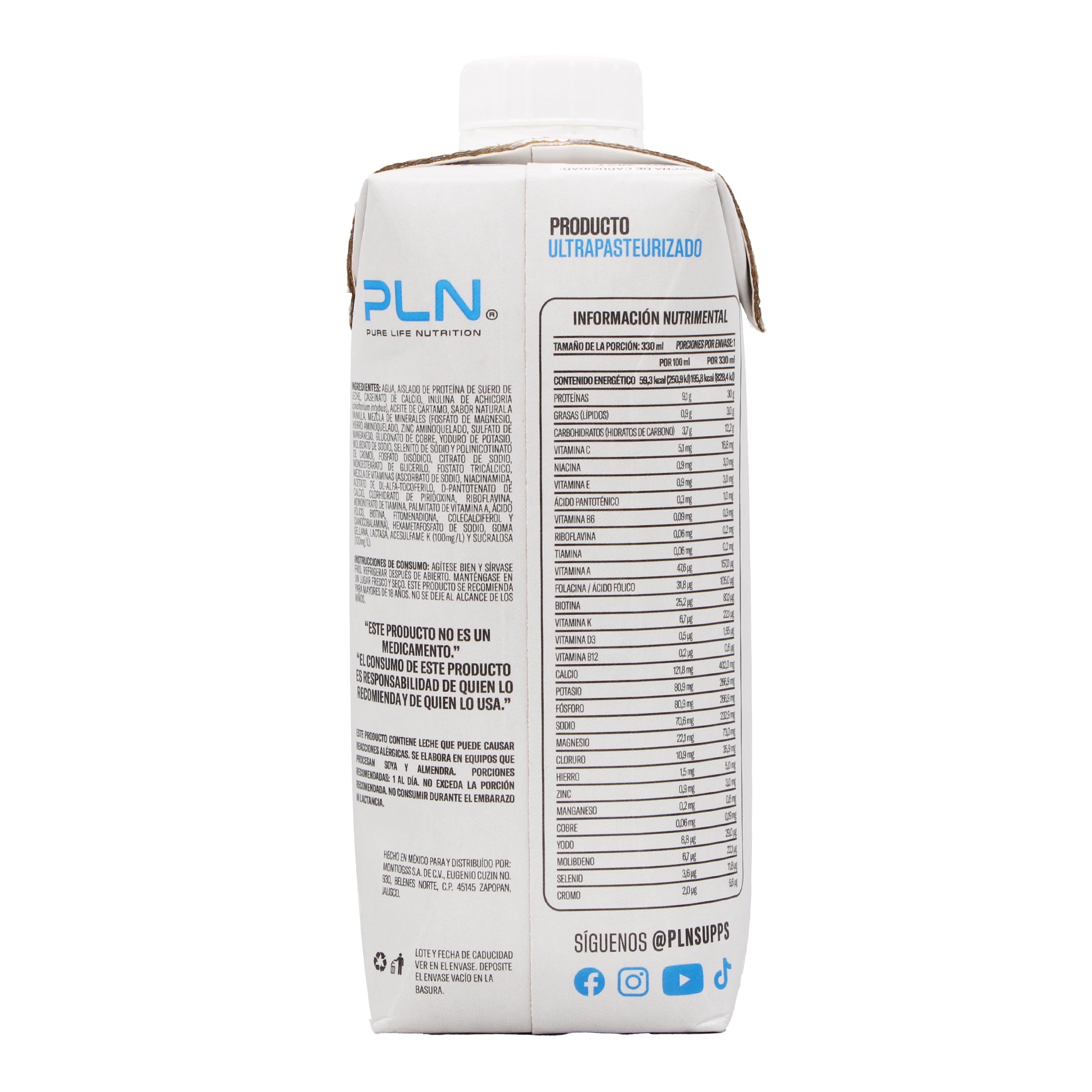Bebida High Protein  Vainilla 330 Ml (CAJA 12)