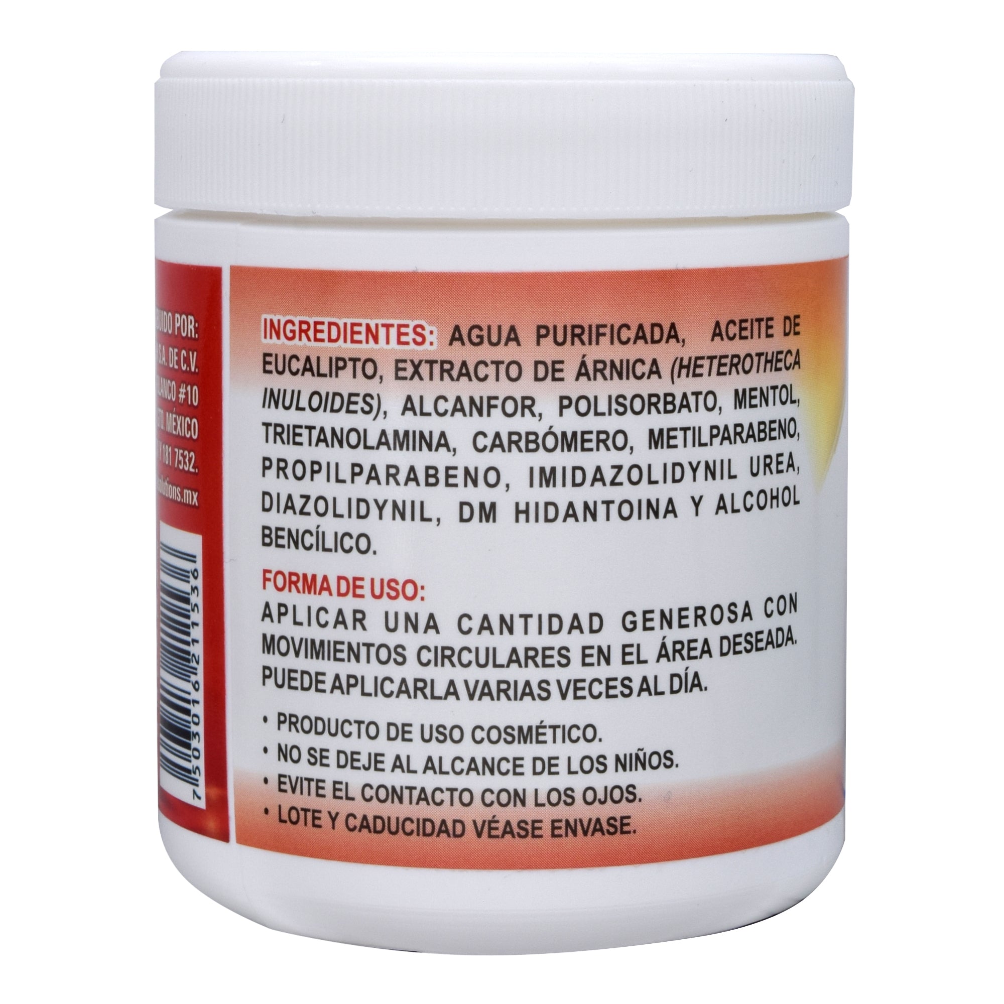 Crema Masaje Eucalipto Y Arnica 120 G