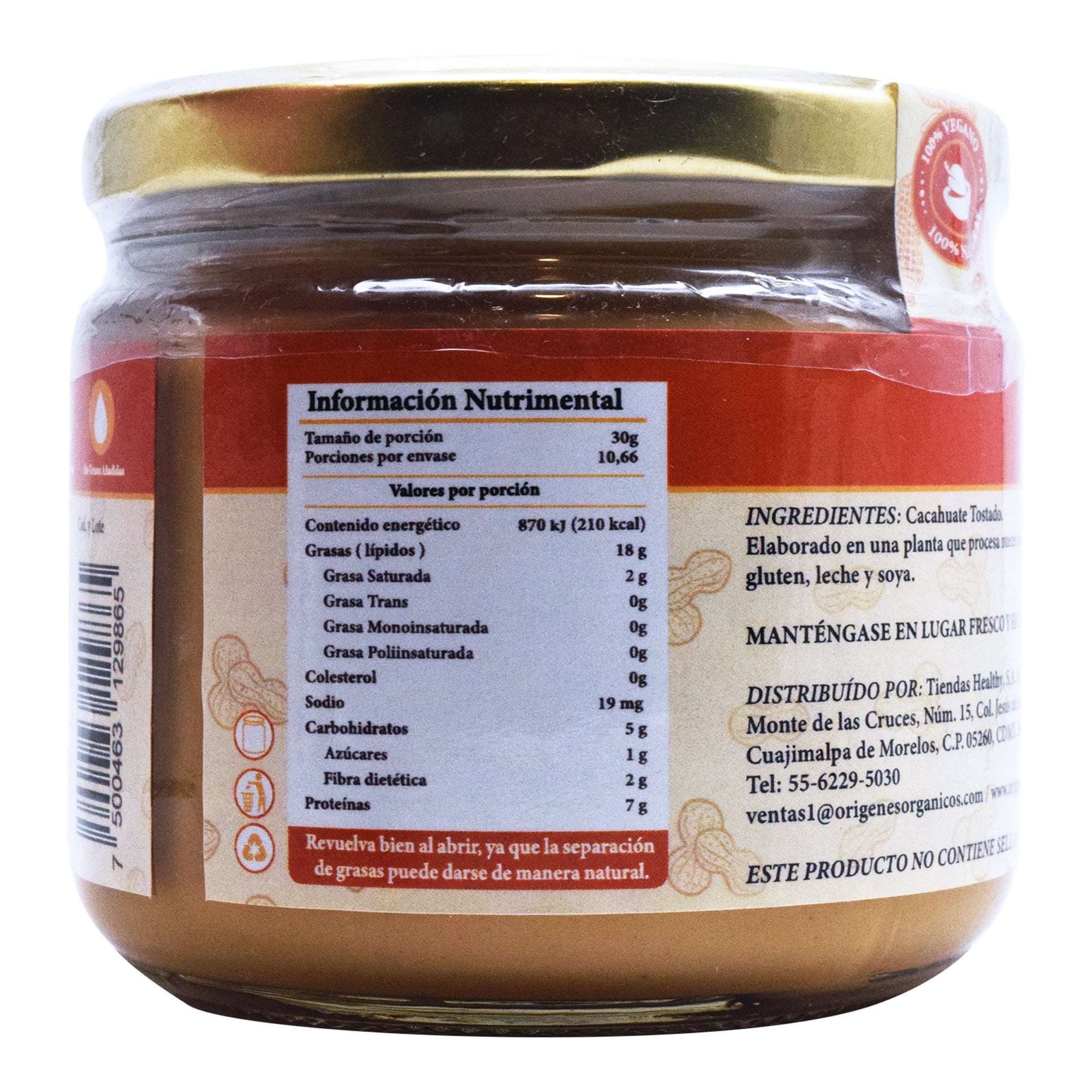 Crema De Cacahuate 320 G