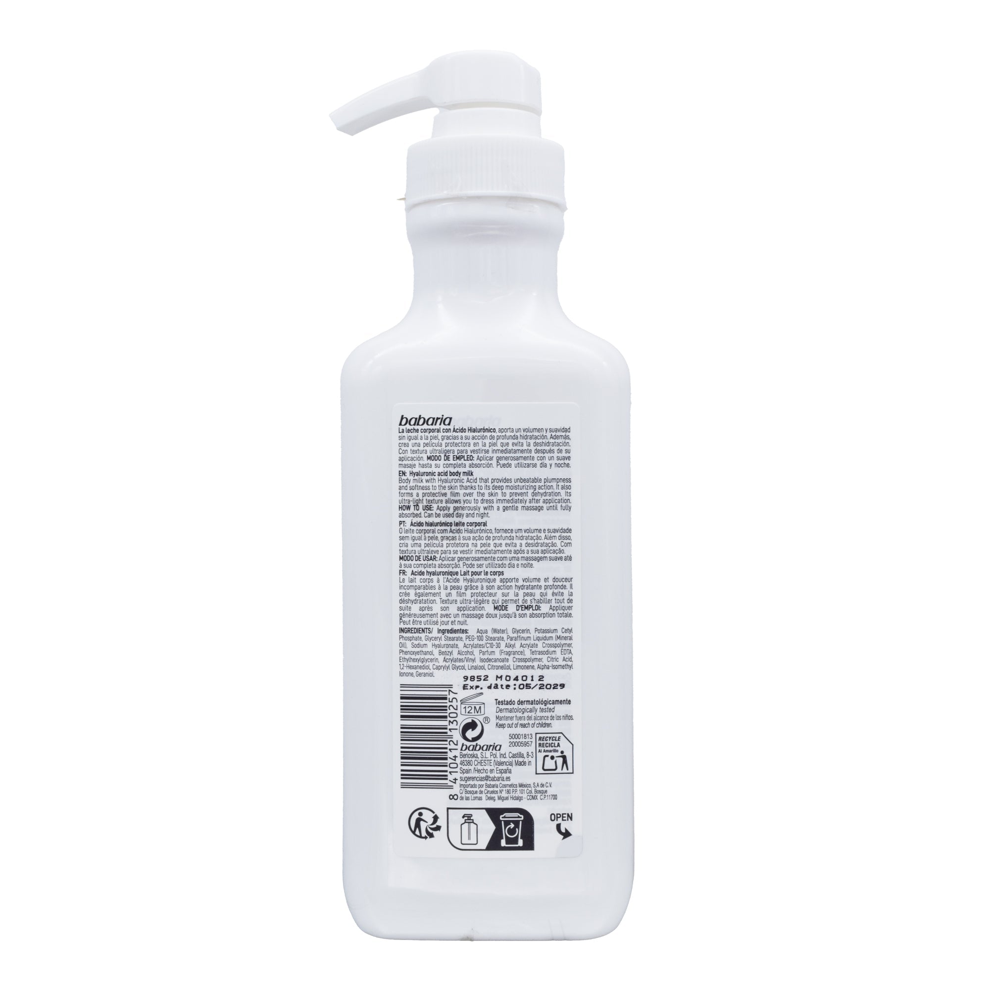 Leche Corporal Pieles Secas 500 Ml