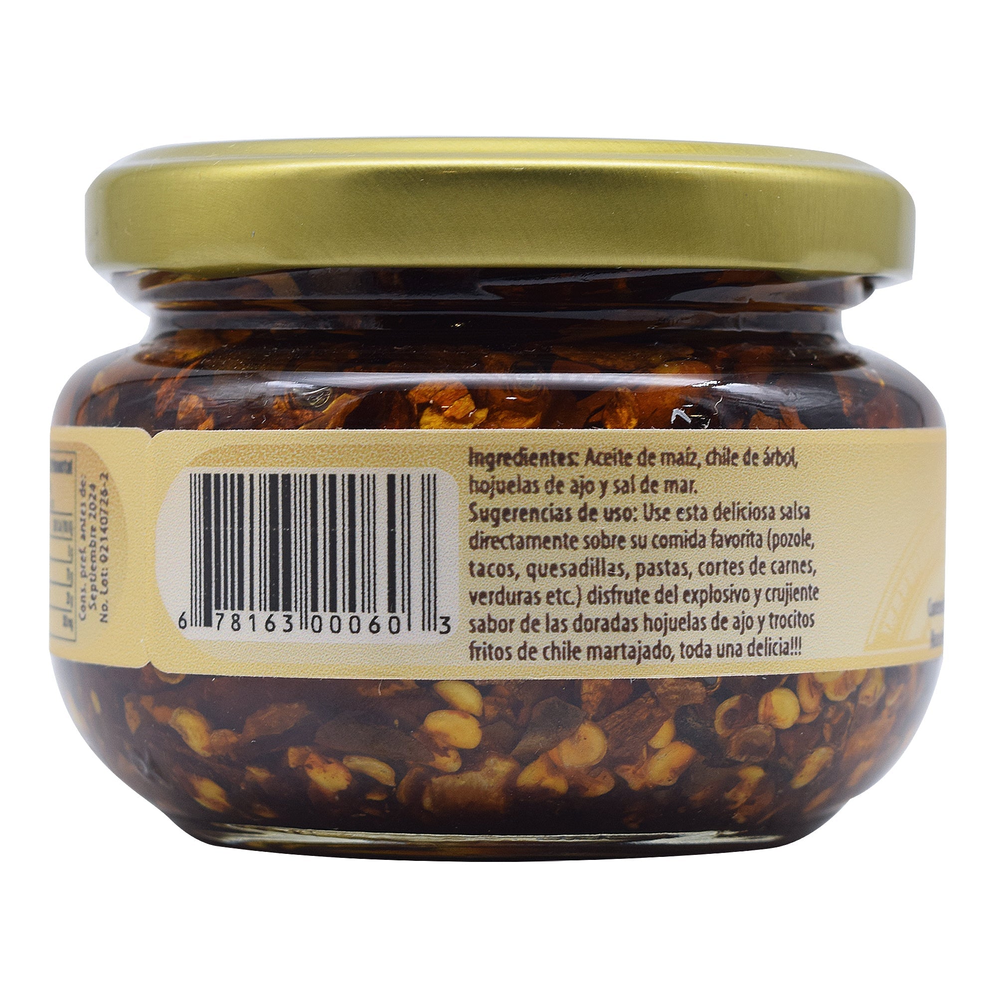 Salsa Chile De Arbol Y Ajo En Hojuela 115 G