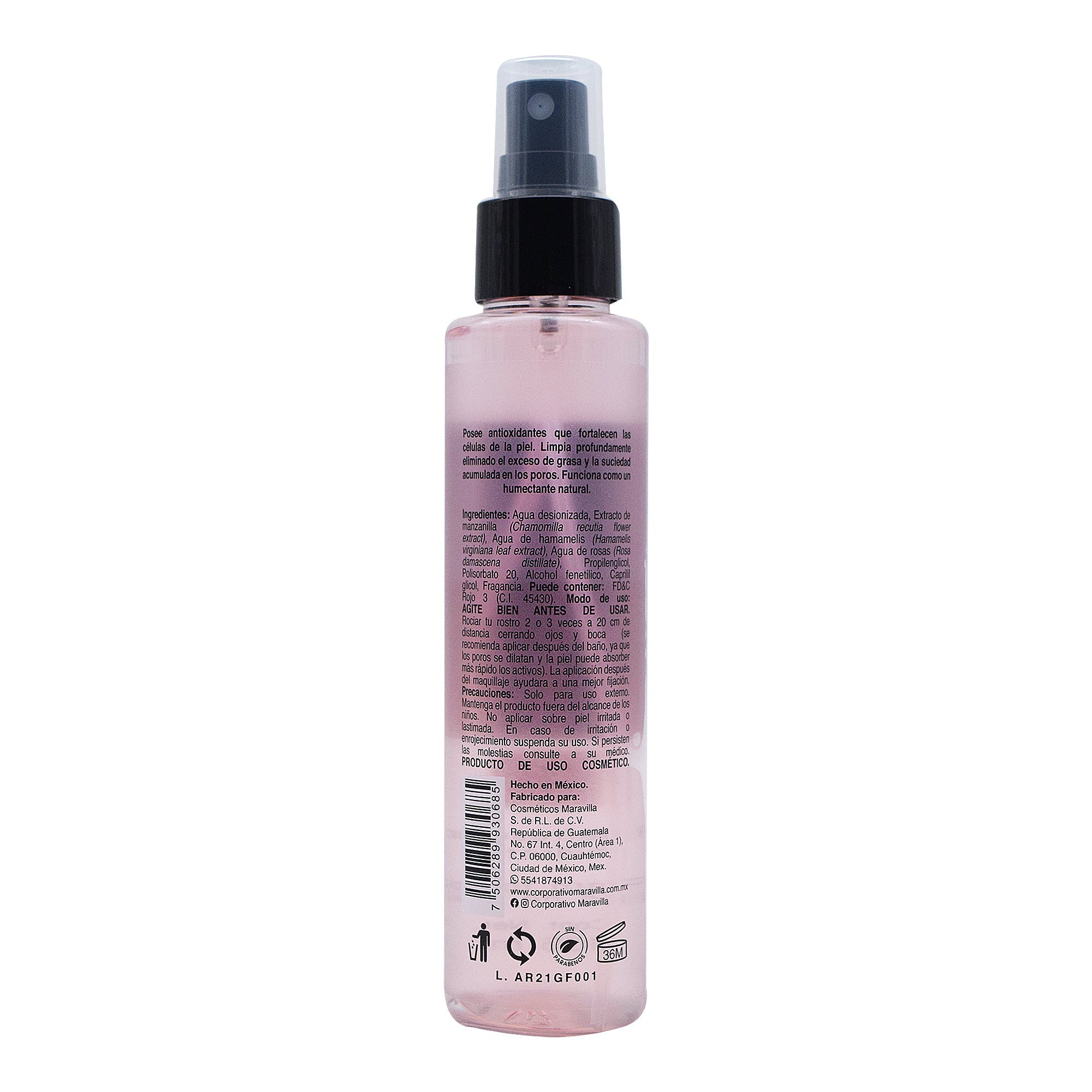 Agua De Rosas 120 Ml