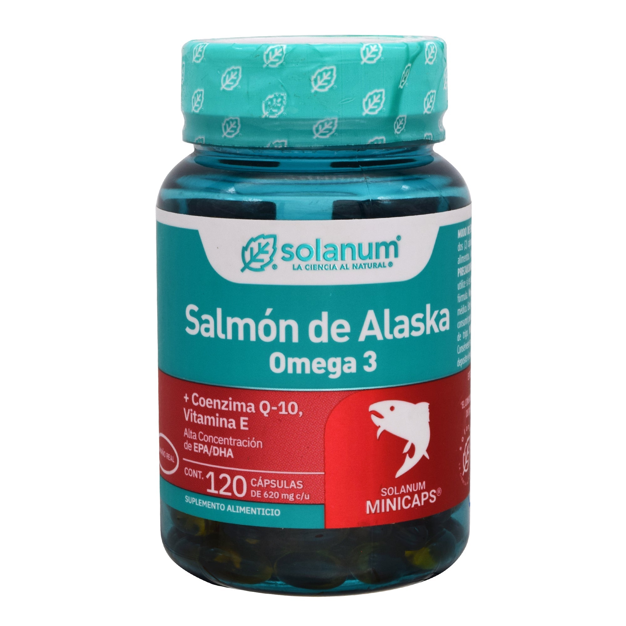 Salmon de alaska omega 3 coenzima q10 vit e 120 cap