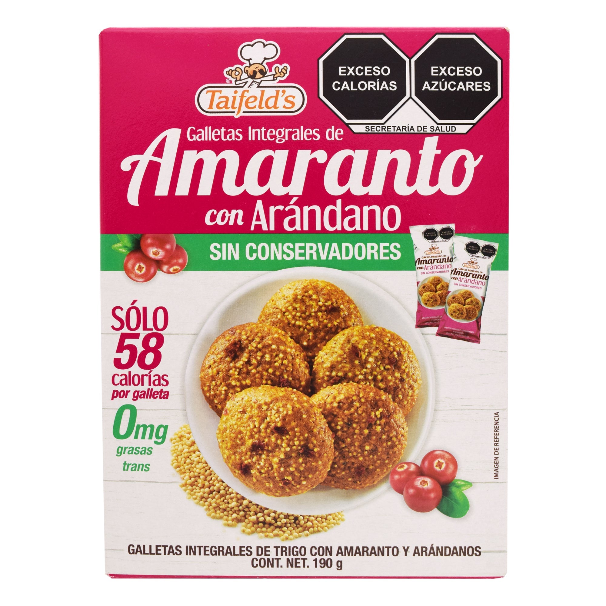 Galleta De Amaranto Arandano 190 G