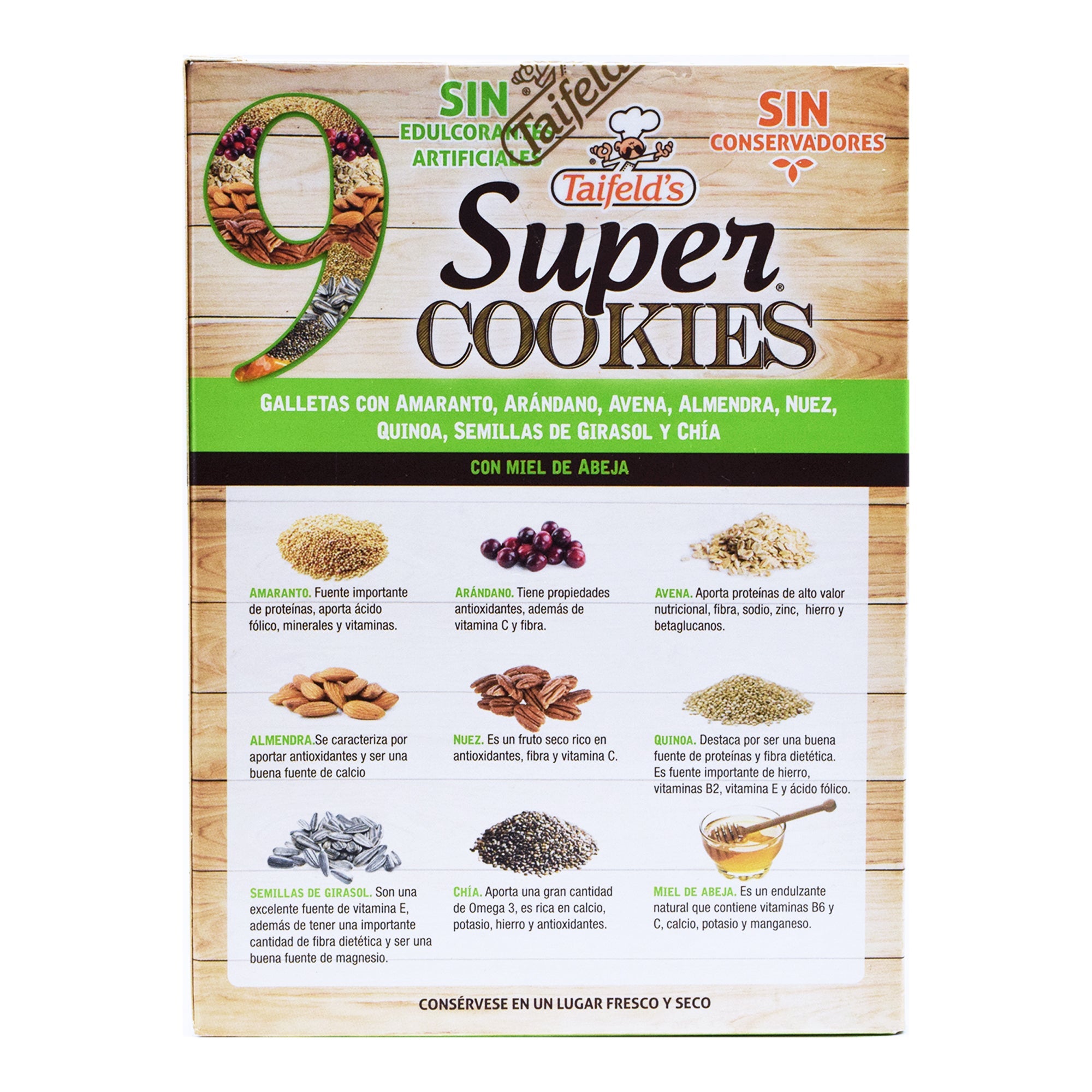 Galleta 9 Super Foods 180 G