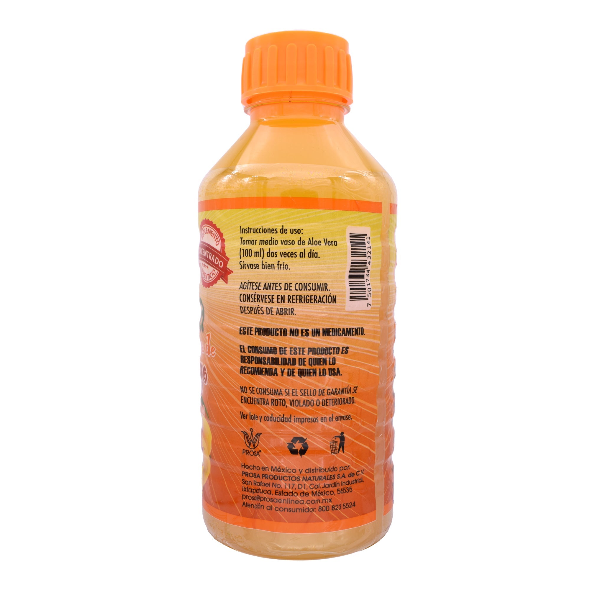 Bebida Aloe Vera Sabor Mango 1 L