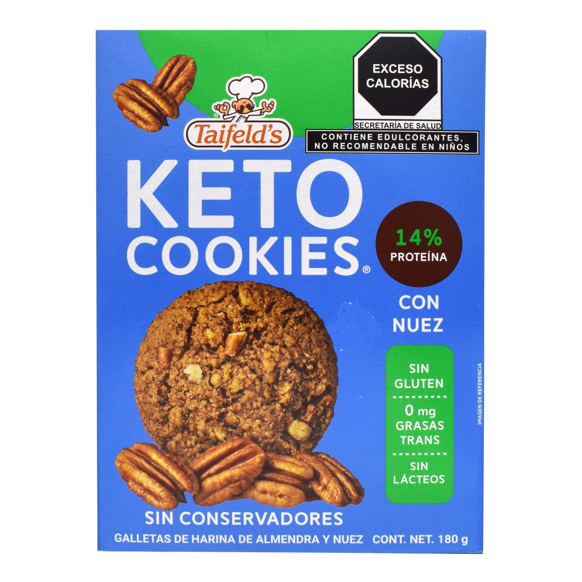 Galleta Keto Nuez 180 G