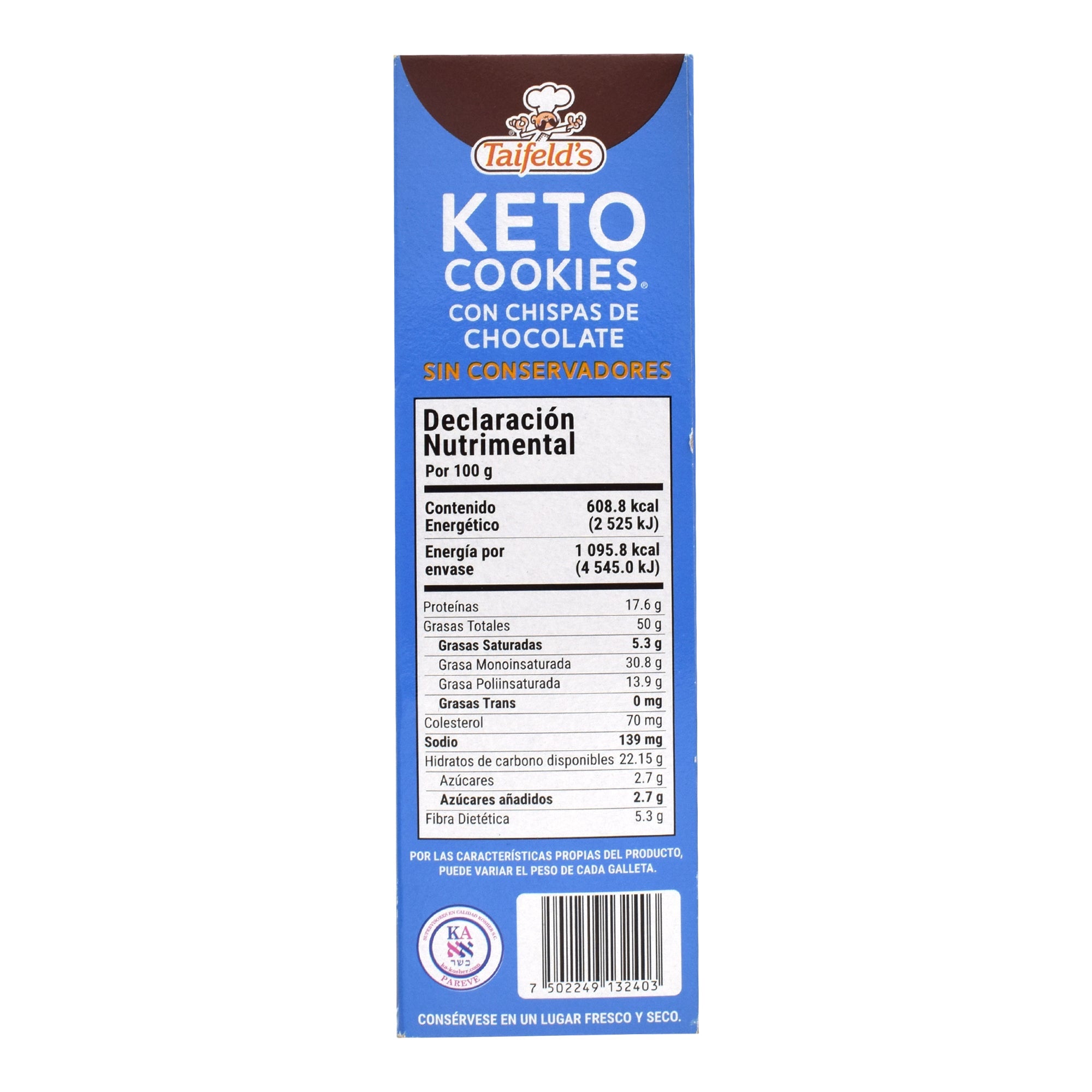 Galletas Keto Chocolate 180 G