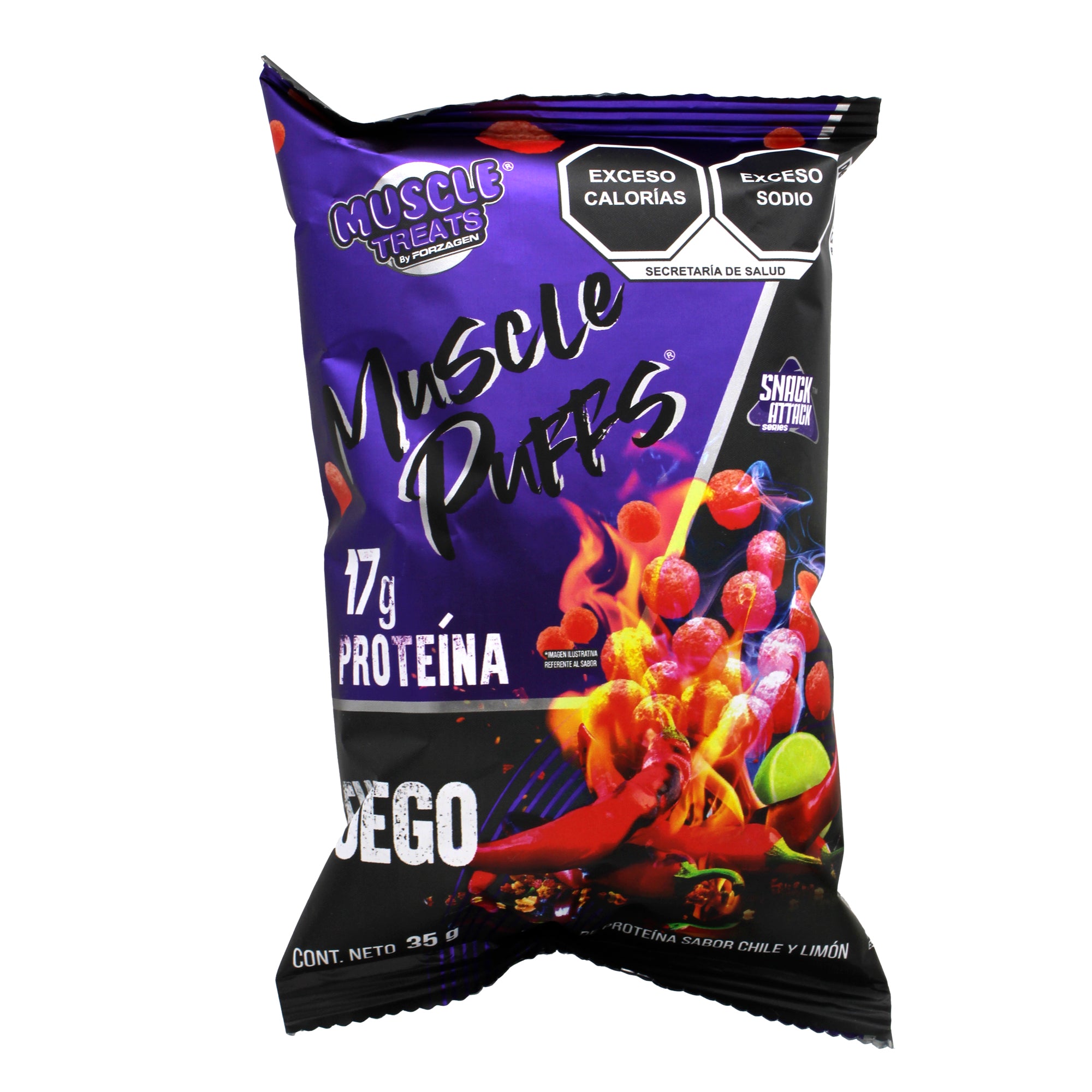 Botana Proteina Chile Limon 35 G (PAQUETE 6)