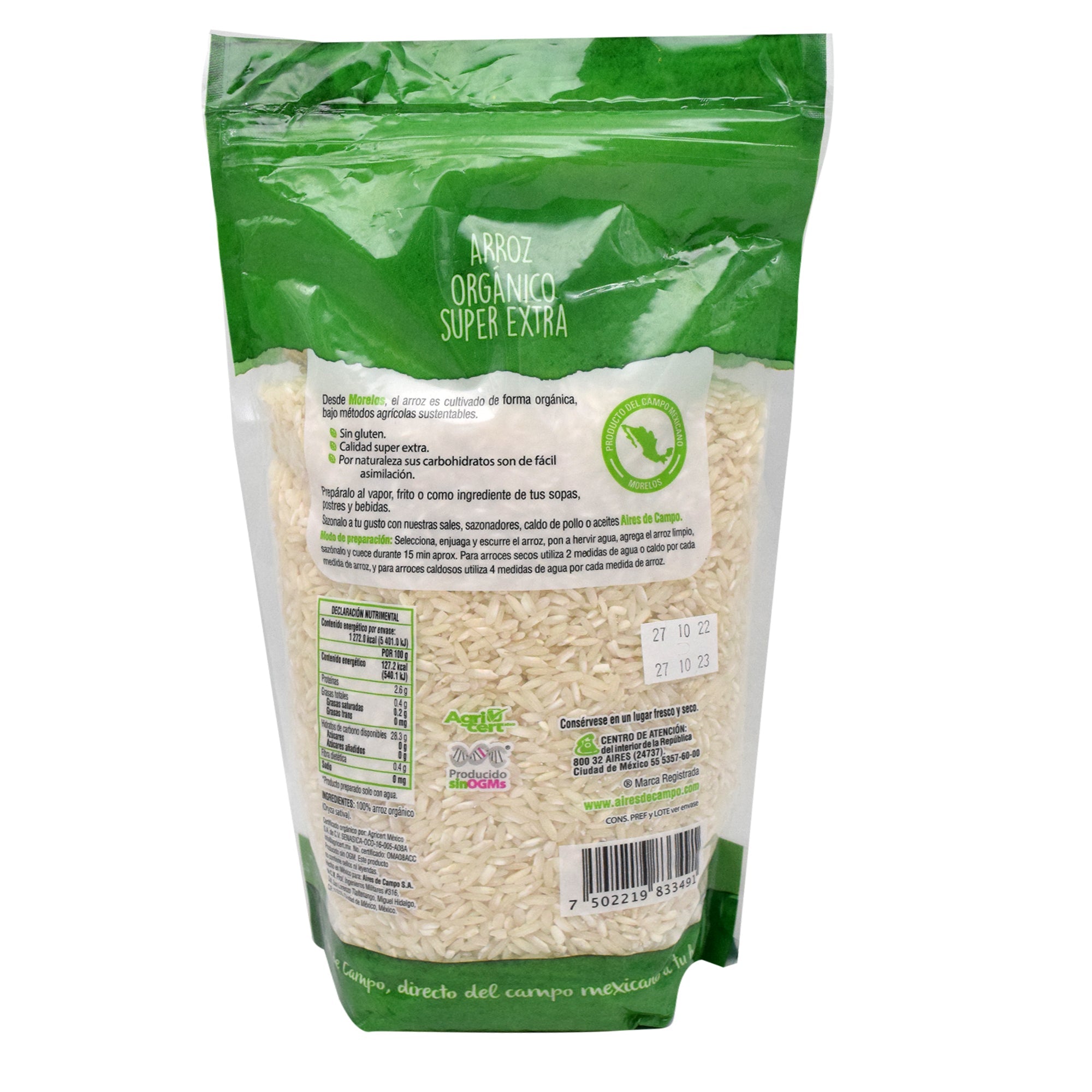 Arroz Blanco Morelos 1 Kg