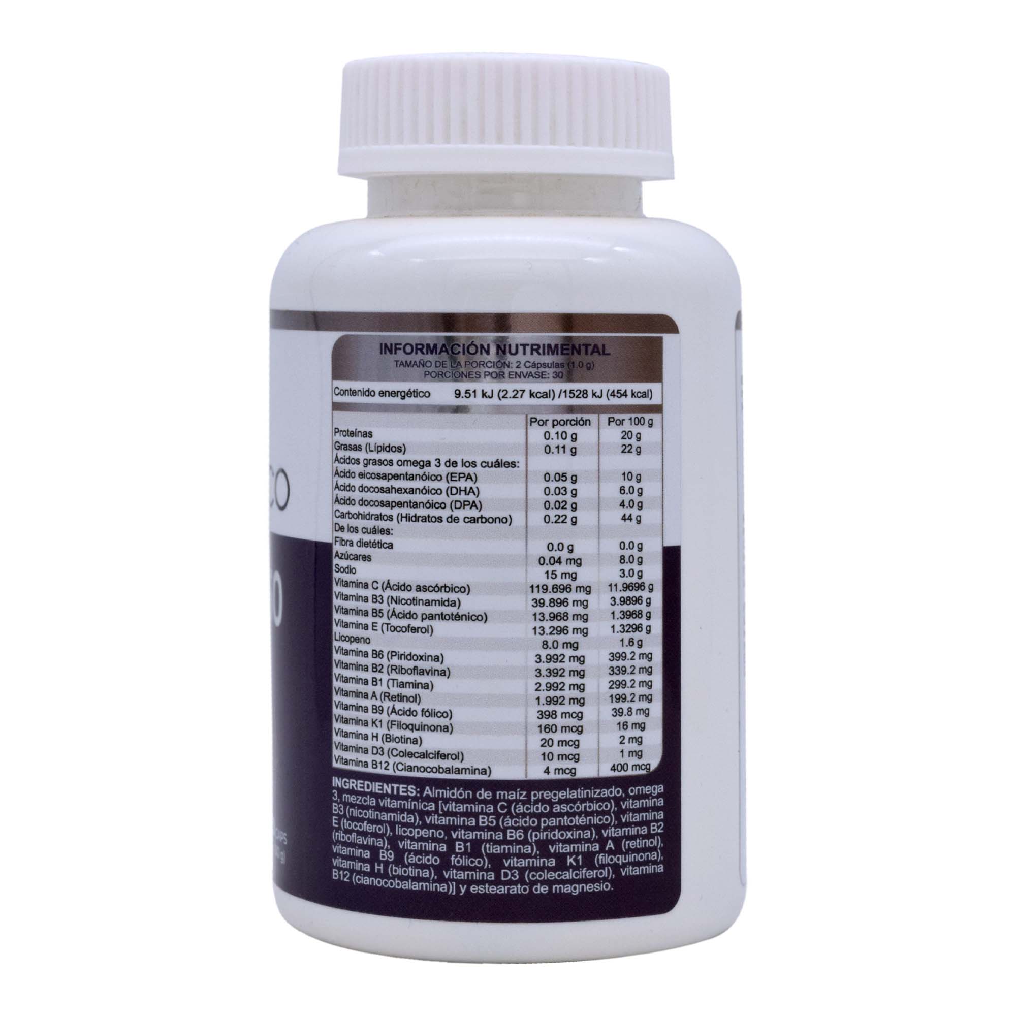 Multivitaminico Hombre 50 Mas 60 Cap