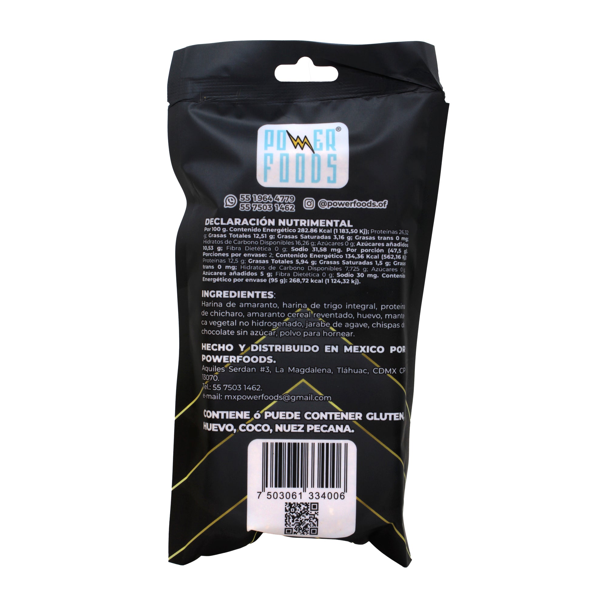 Galletas Amaranto Proteina Chispas Chocolate 95 G (CAJA 12)