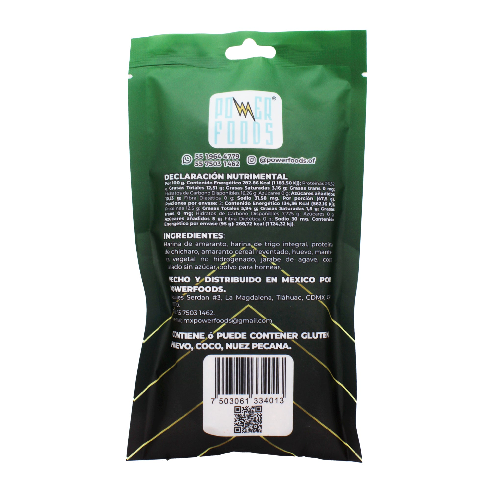 Galletas Amaranto Proteina Coco Rallado 95 G (CAJA 12)