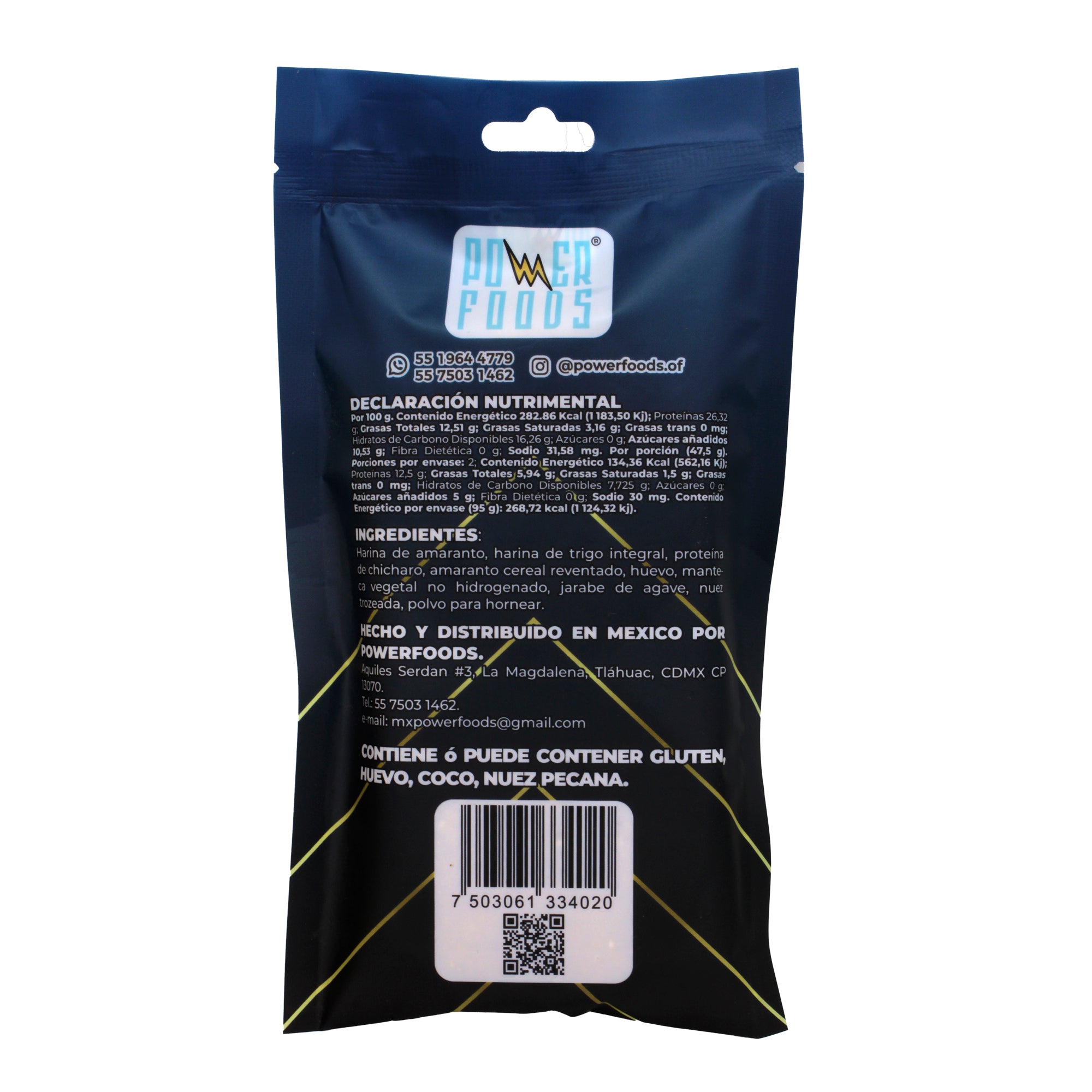 Galletas Amaranto Proteina Nuez 95 G (CAJA 12)