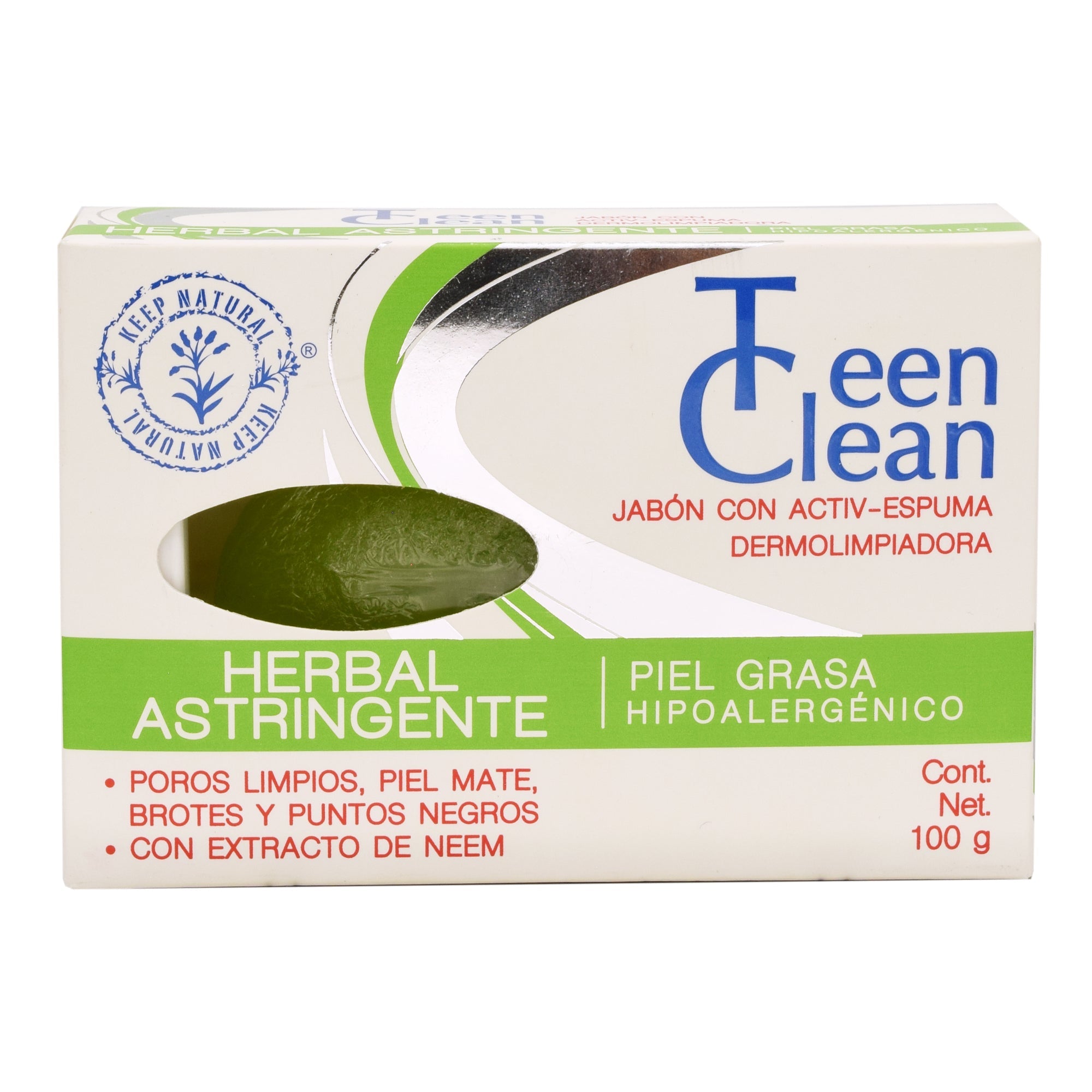 Jabon Herbal Astringente Teen Clean 100 G